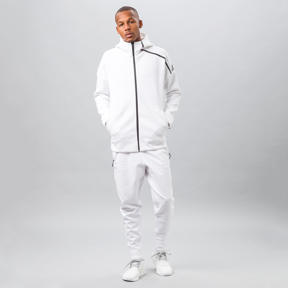 adidas Originals Z.n.e. Hoodie In White in Black for Men | Lyst
