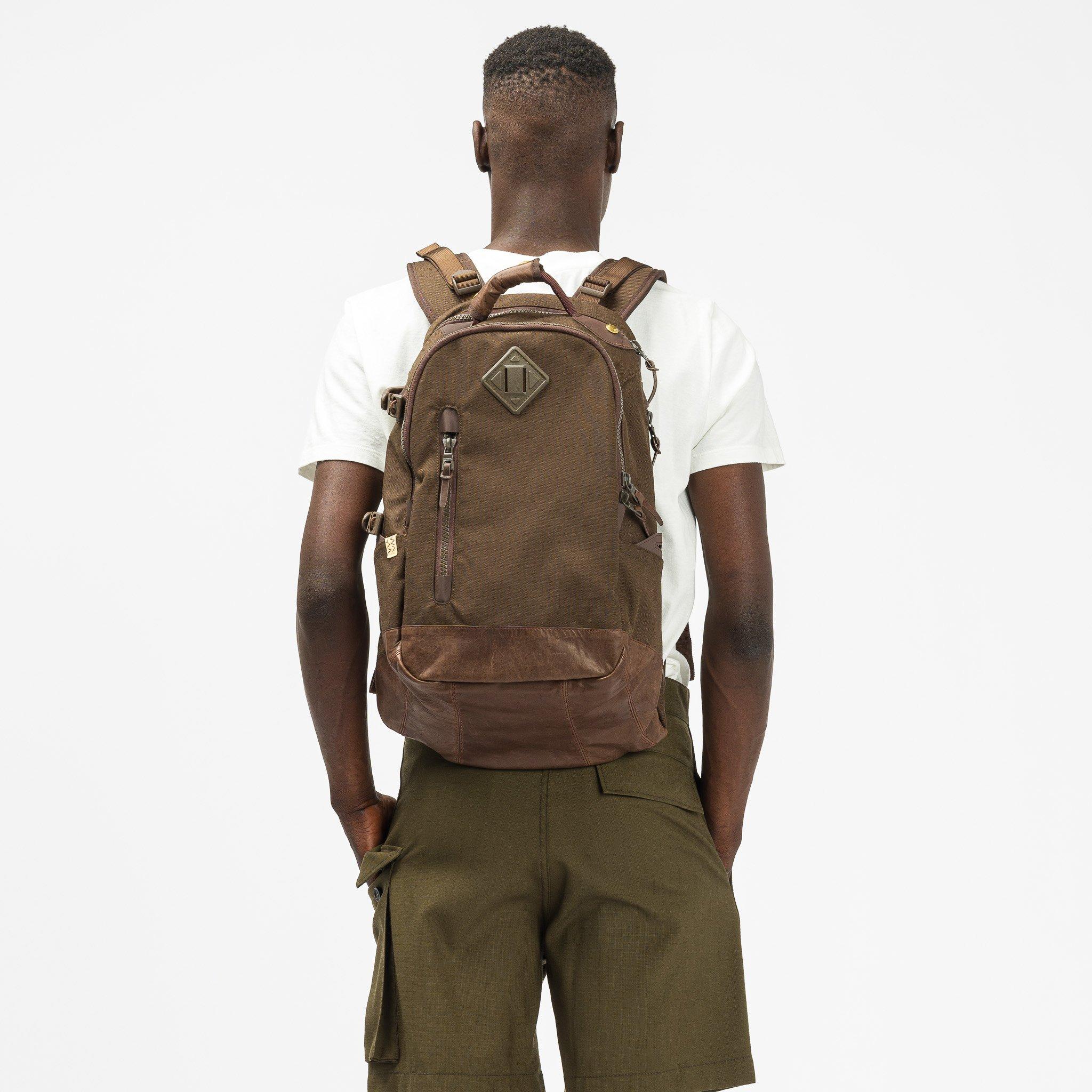 Visvim Synthetic Ballistic Backpack 20l in Dark Brown (Brown) for 