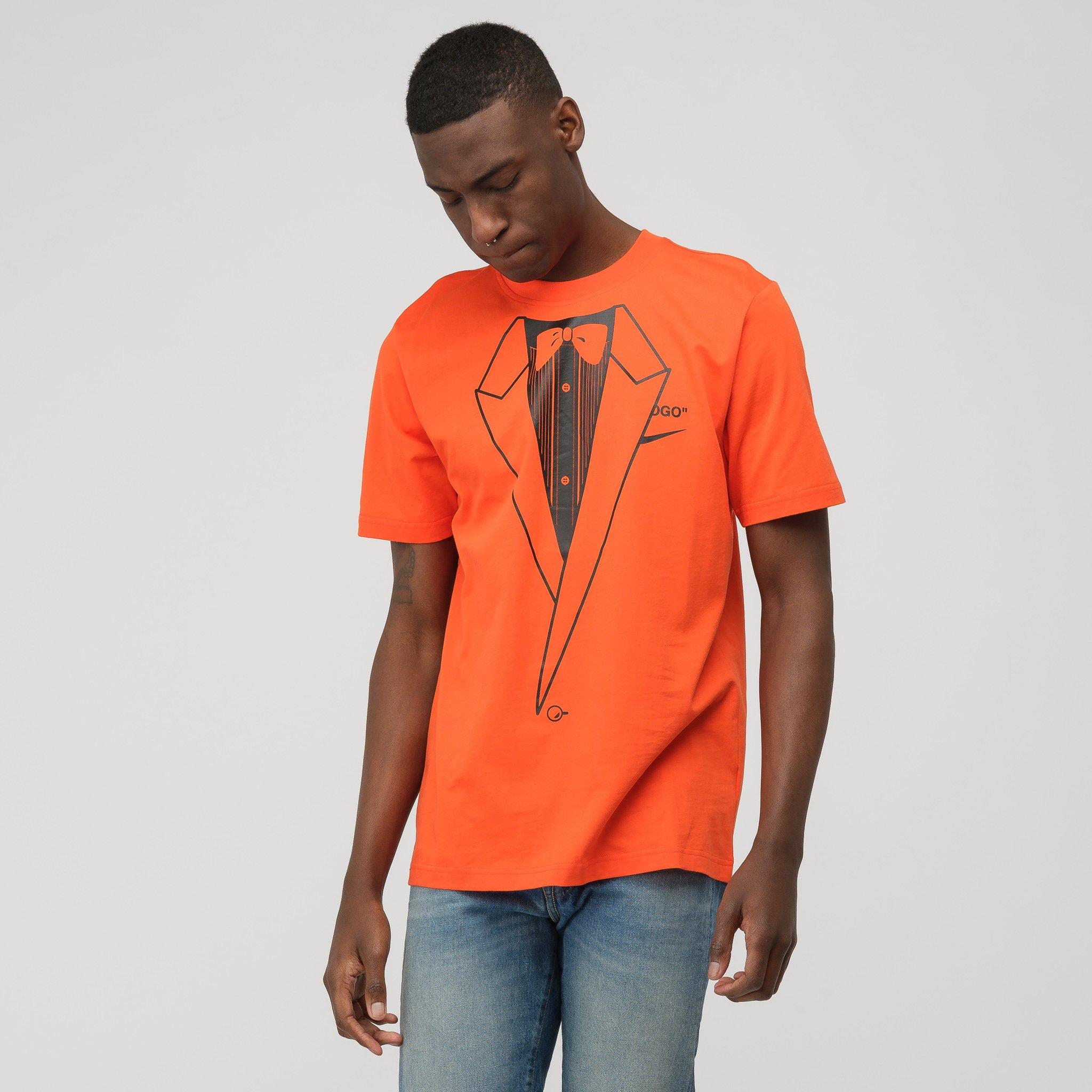 Nike Cotton Off-white Nrg A6 T-shirt in Orange/Black (Orange) for Men | Lyst