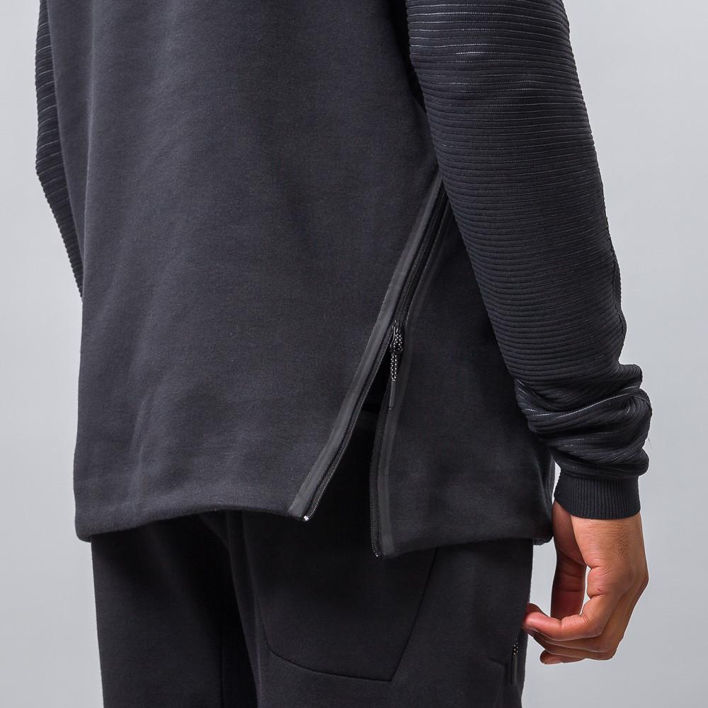 black and blue hoodie