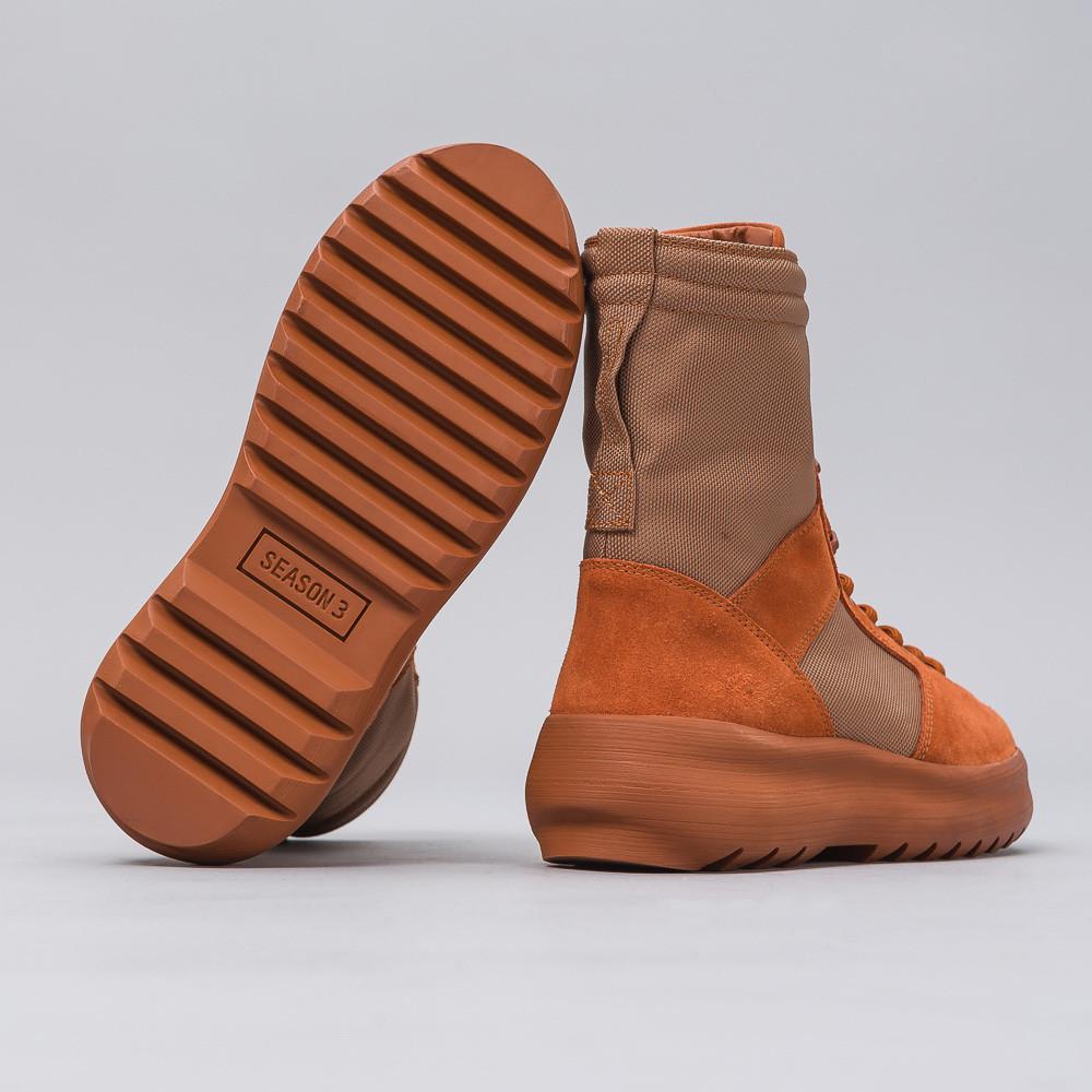 yeezy season 3 boots burnt sienna