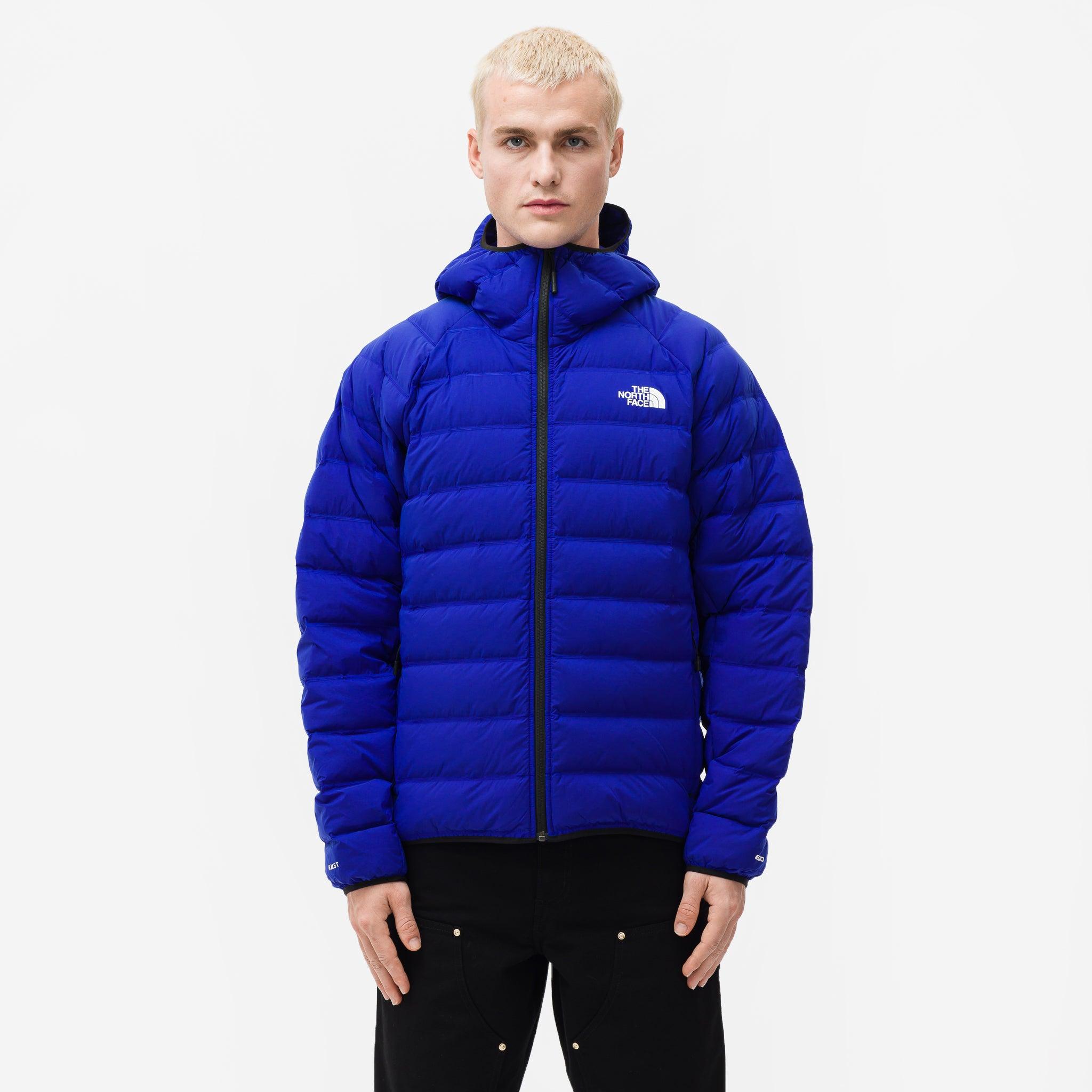 The North Face Rmst Down Hoodie in Blue for Men | Lyst
