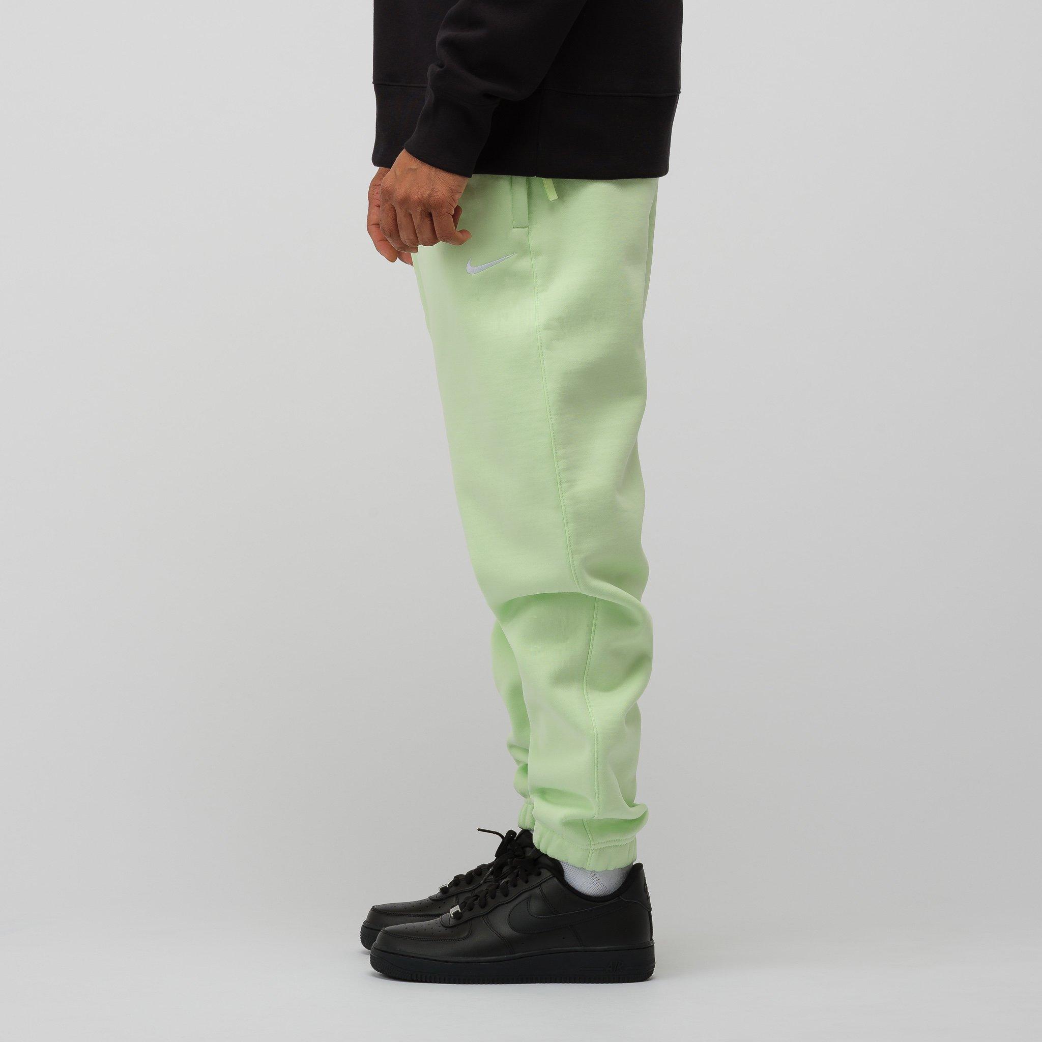 Nike Fleece Pants In Barely Volt in Green for Men | Lyst