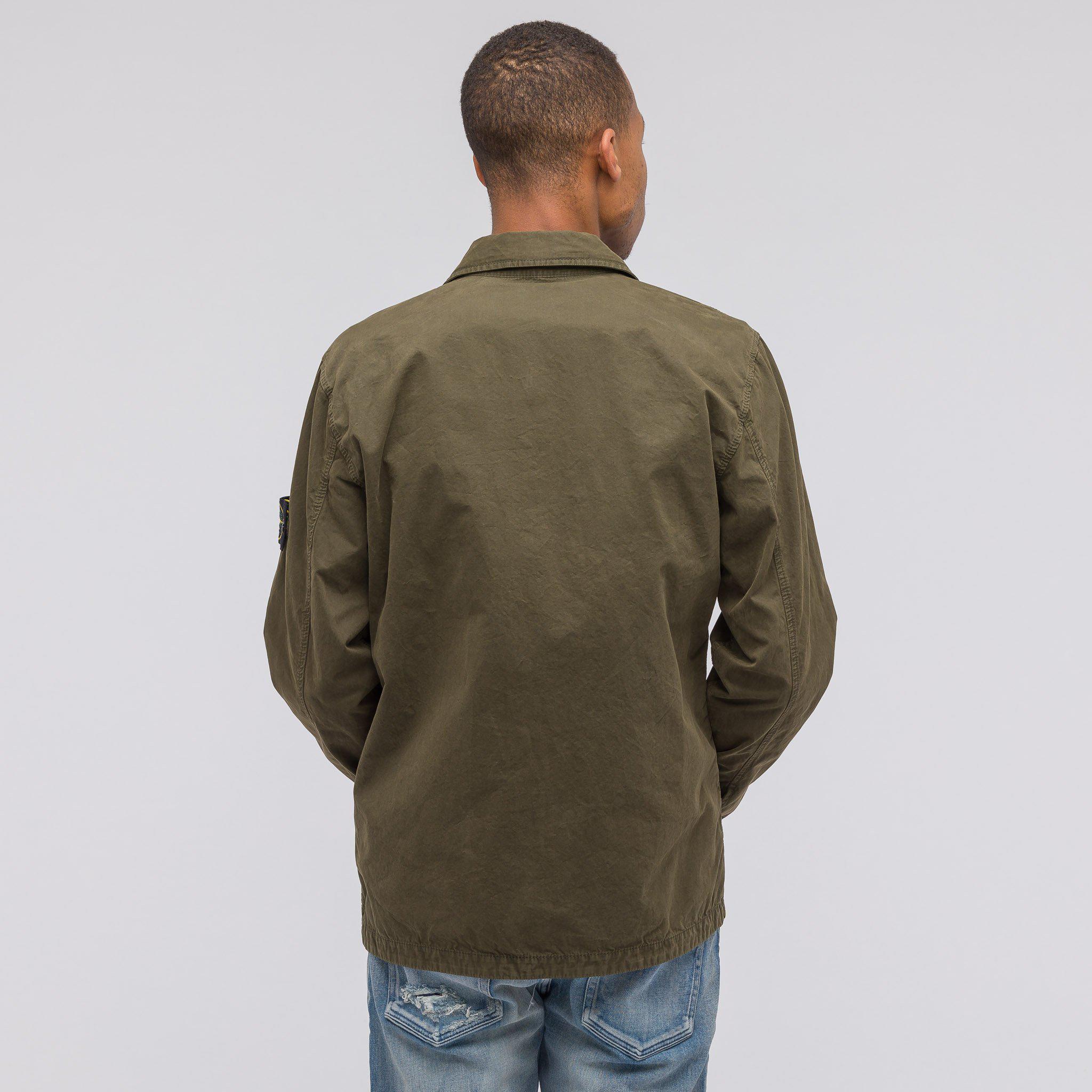 Stone Island Cotton 111wn T Co Old Jacket In Olive In Green For Men Lyst Stone Island Cotton 111wn T Co Old Jacket In Olive In Green For Men Lyst