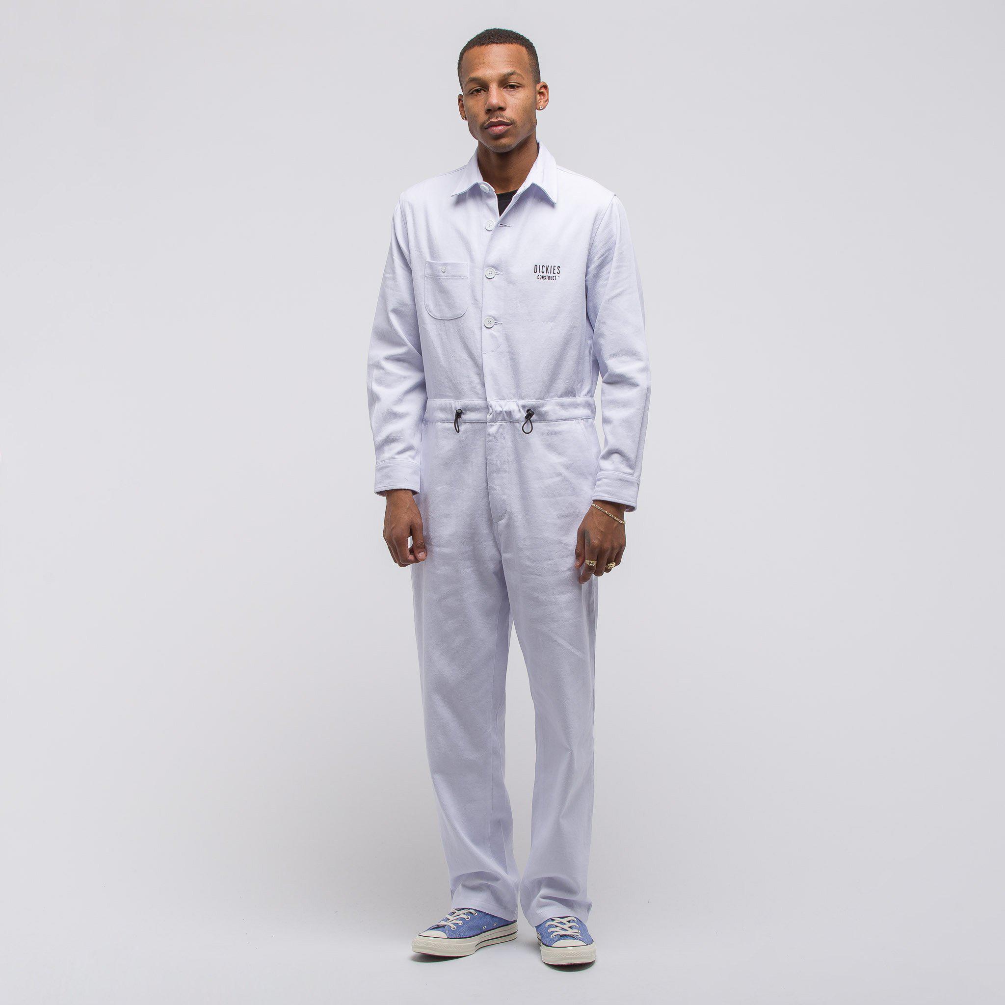 dickies white jumpsuit