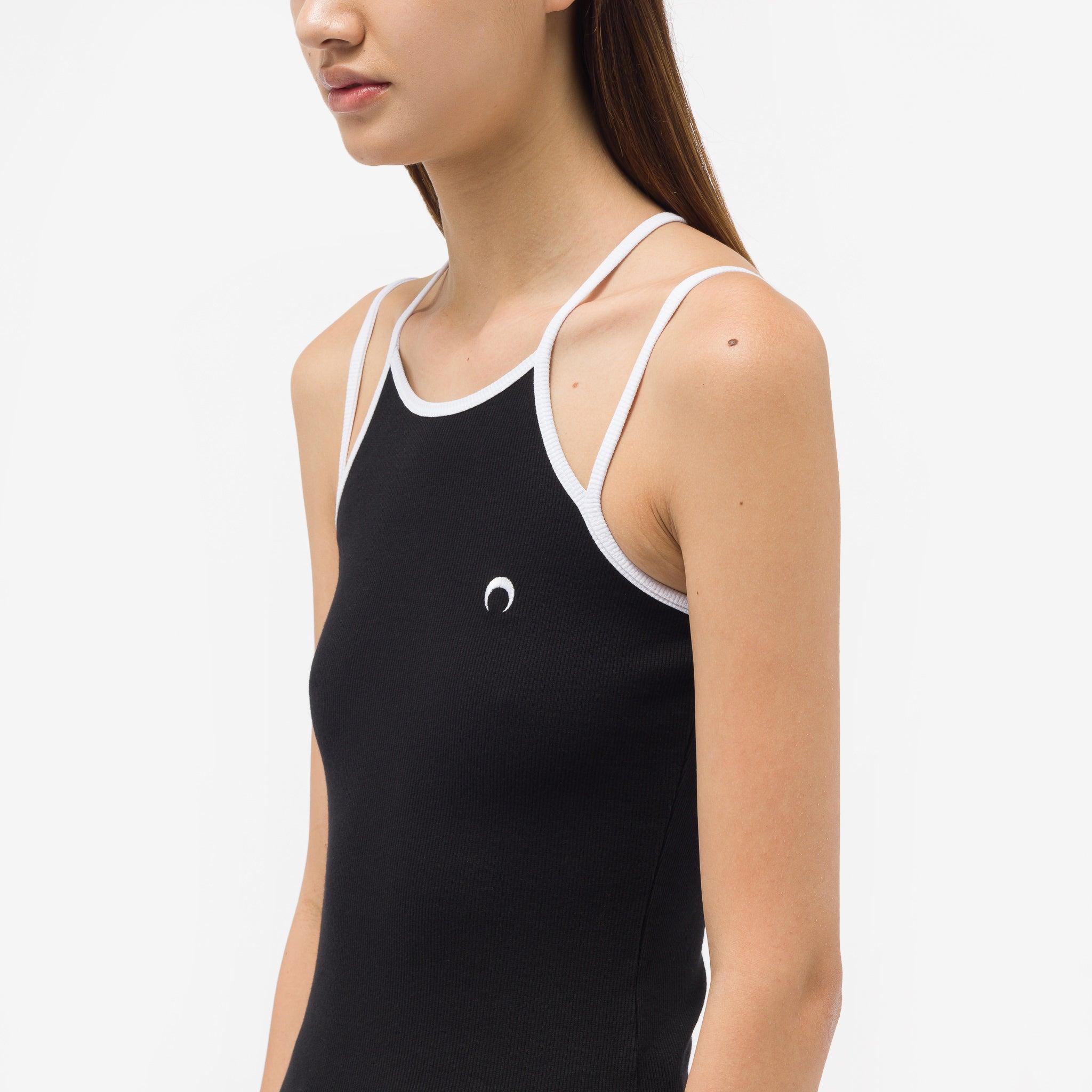 Marine Serre Organic Cotton Tennis Court Top in Blue | Lyst