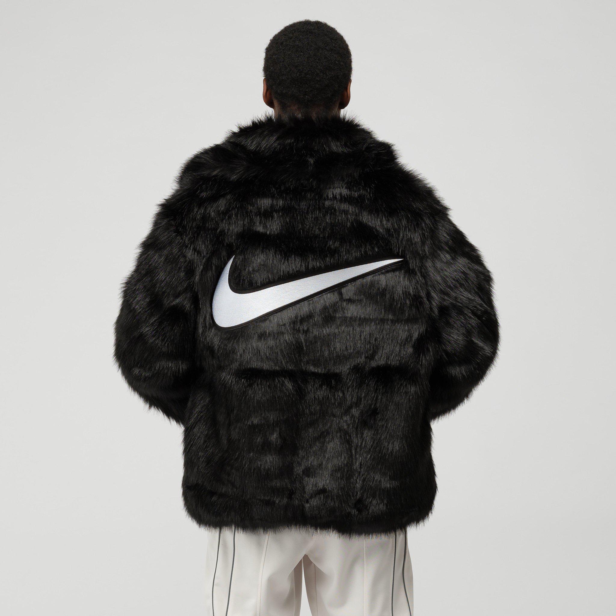 Nike X Ambush Women's Reversible Faux-fur Coat In Black for Men | Lyst