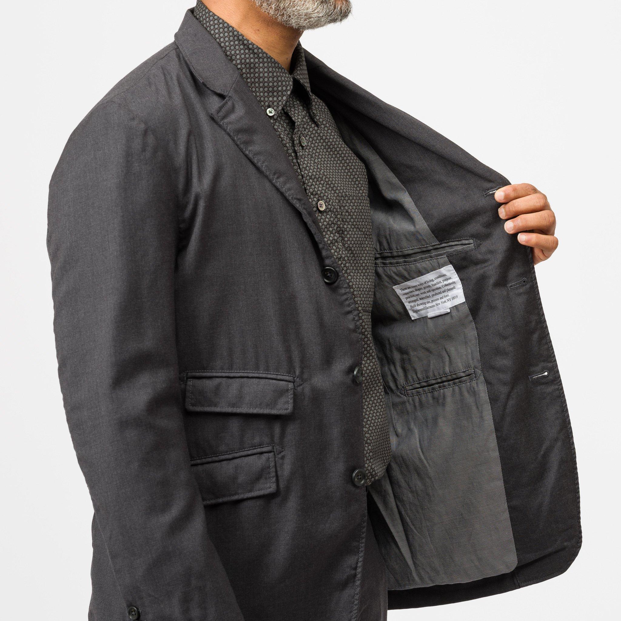 Engineered Garments Wool Andover Jacket in Charcoal (Gray) for Men Lyst