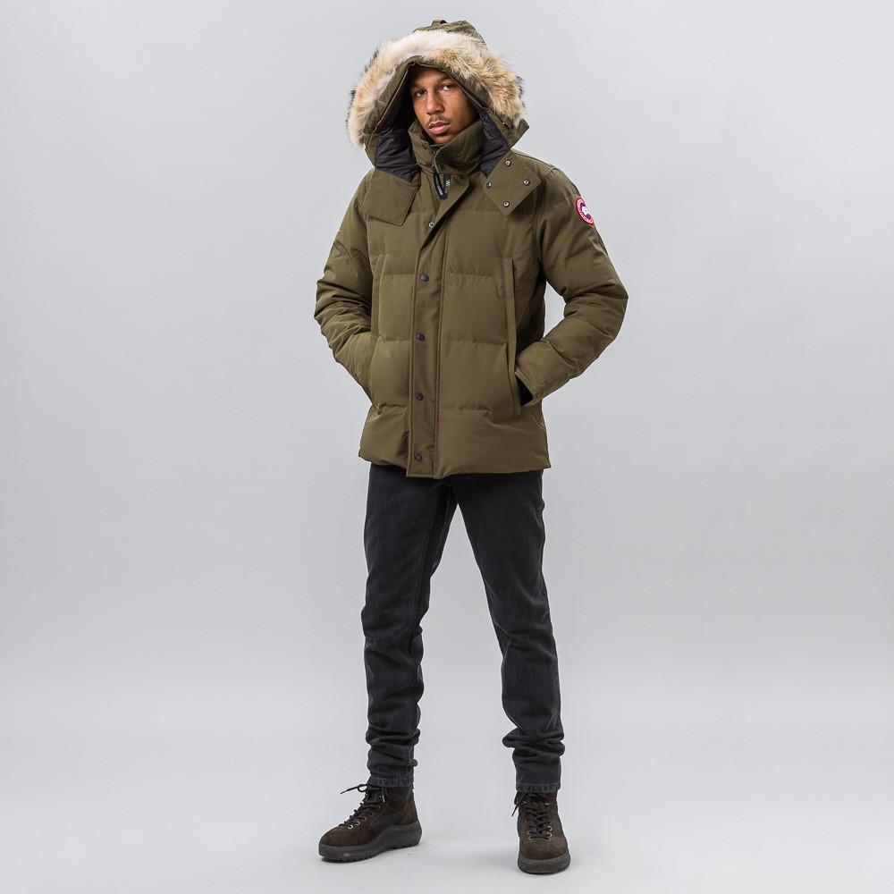 canada goose wyndham parka green