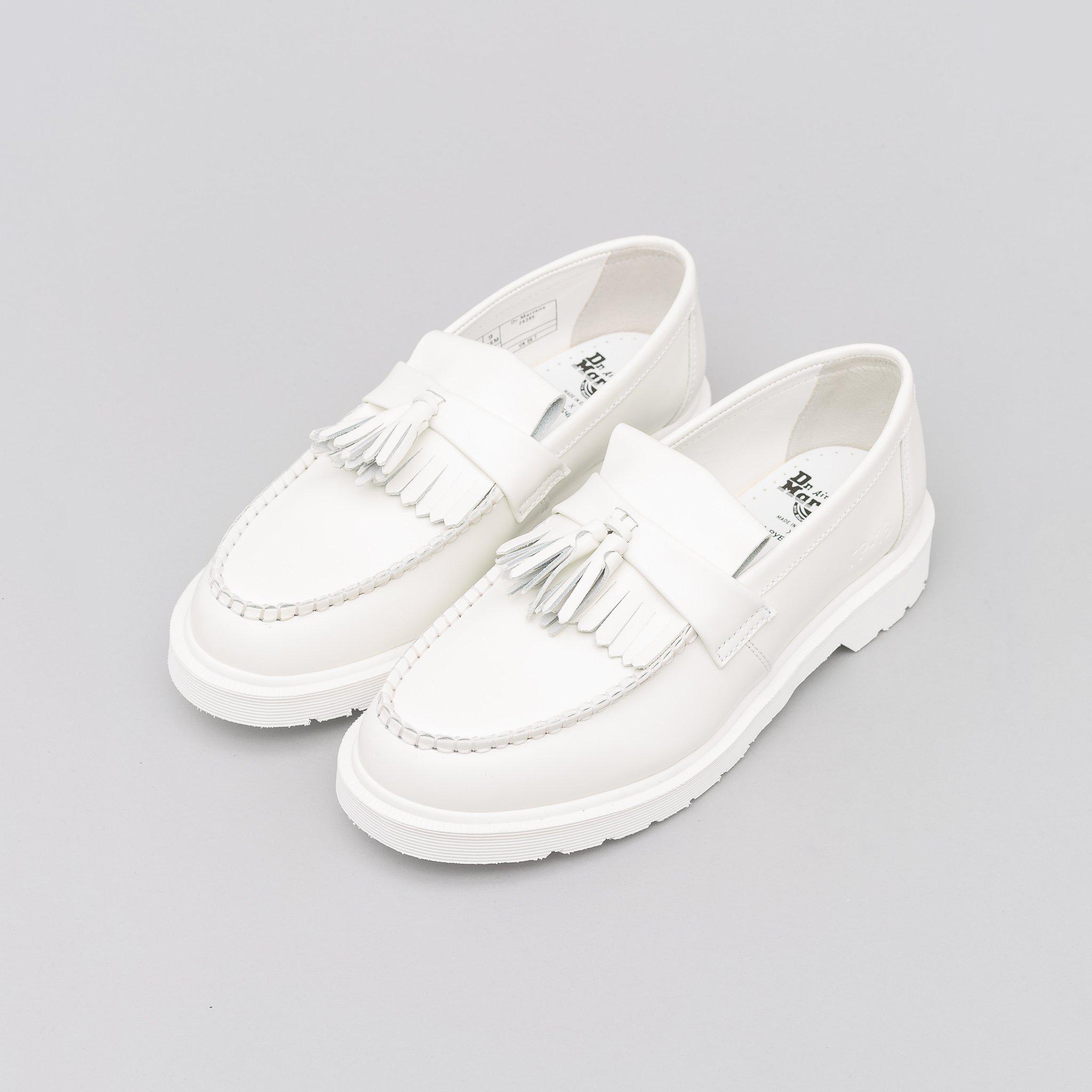 Gosha Rubchinskiy Leather X Dr Martens Loafer Shoe In White for Men | Lyst