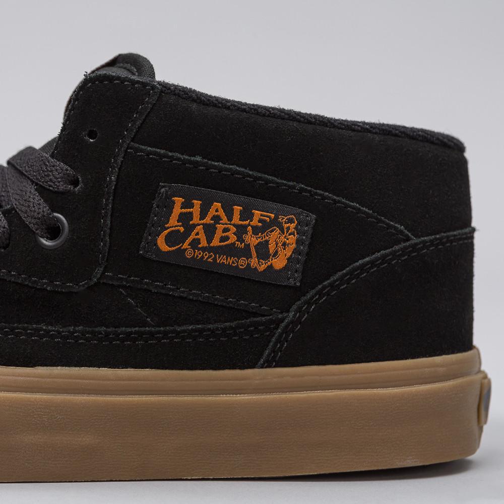 vans half cab black gum