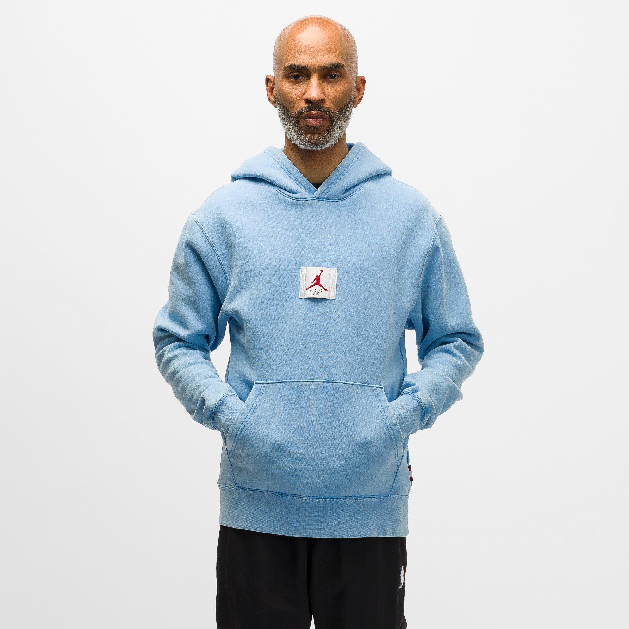 Nike Flight Fleece Graphic Pullover Hoodie in Blue for Men | Lyst