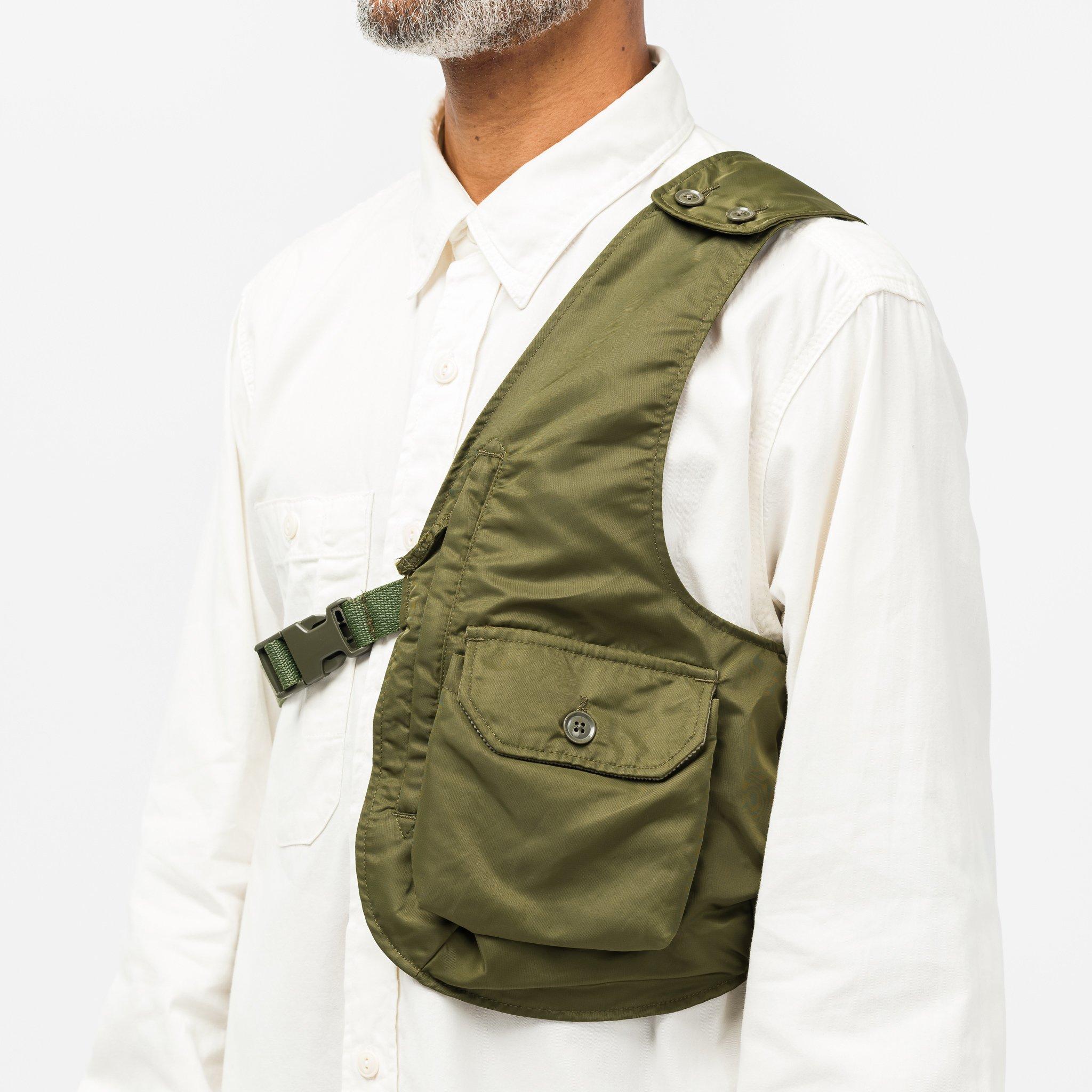 Engineered Garments Shoulder Vest in Green for Men | Lyst
