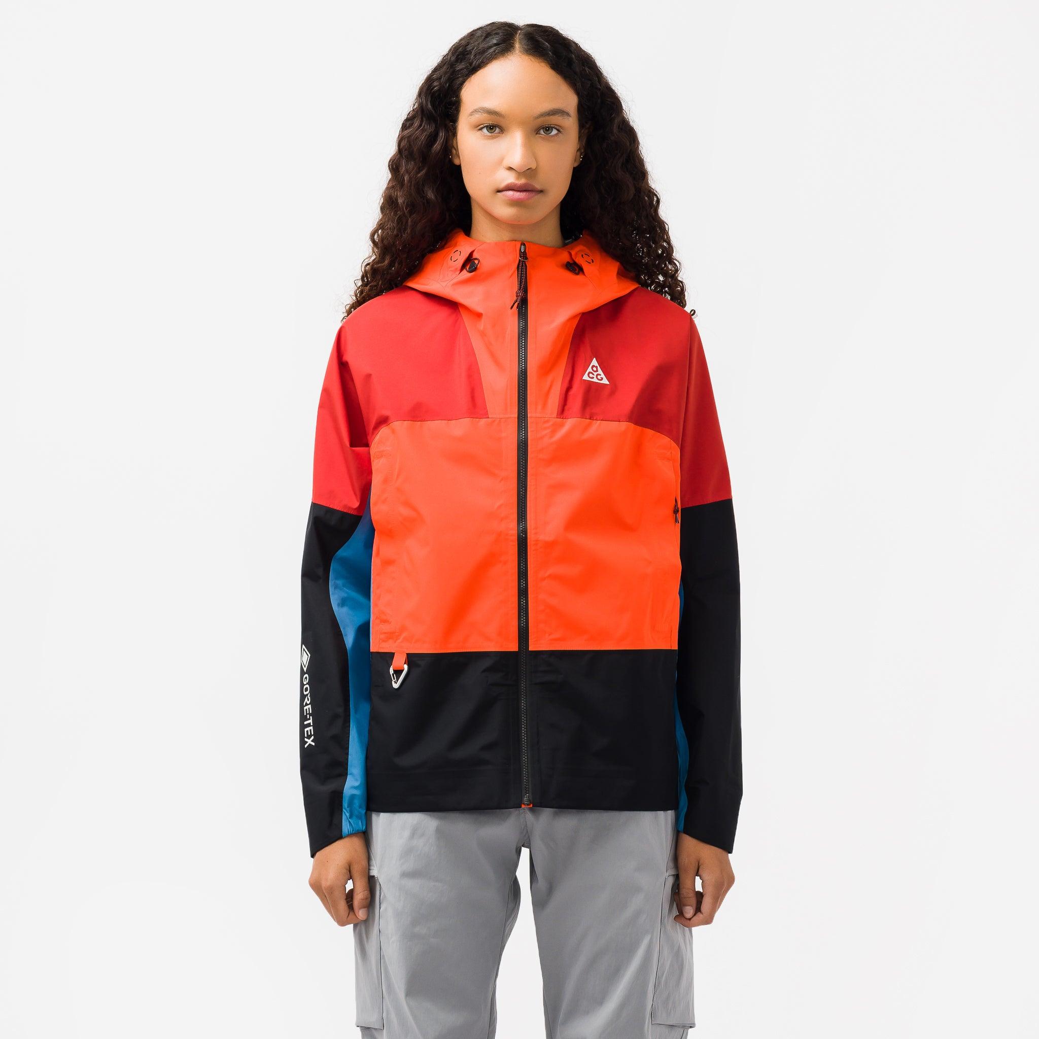 Nike Acg Storm-fit Chain Of Craters Jacket in Orange | Lyst
