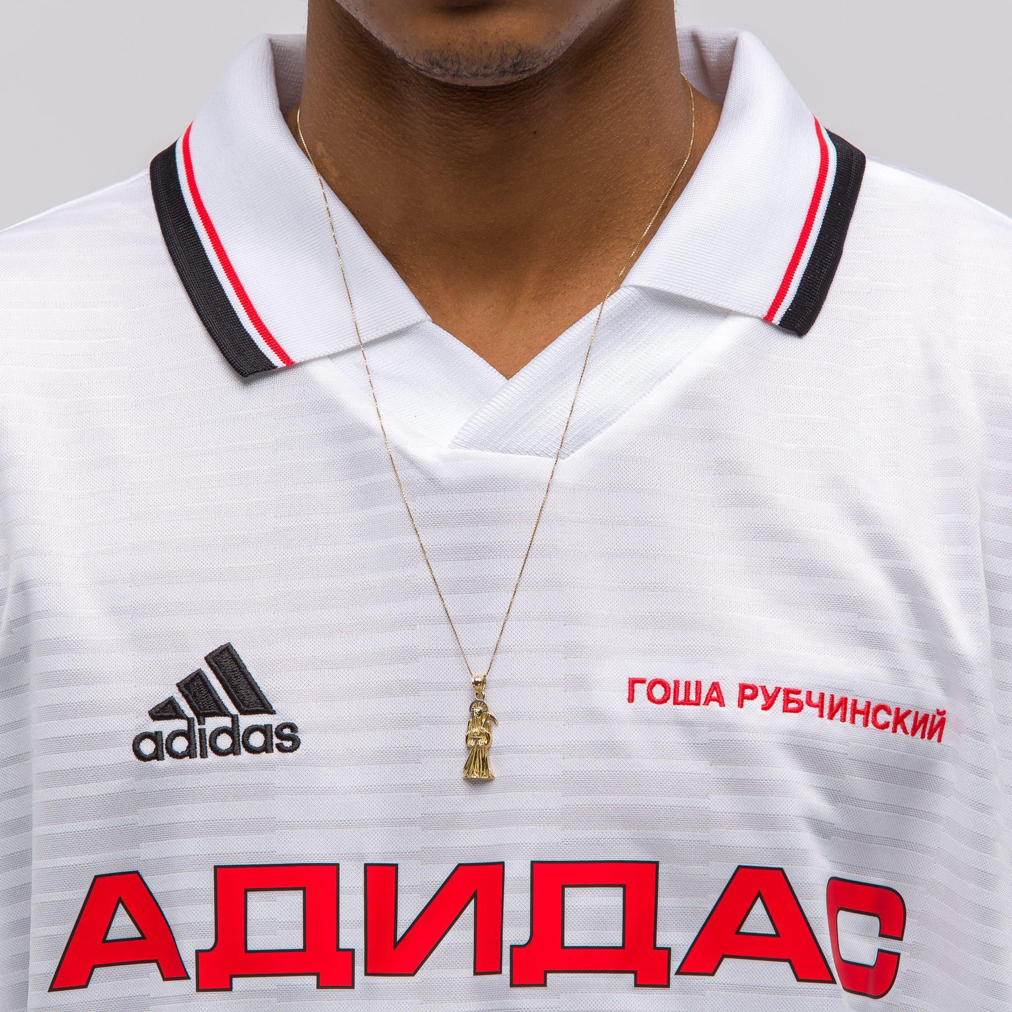Gosha Rubchinskiy X Adidas Long Sleeve Jersey Top In White for Men | Lyst