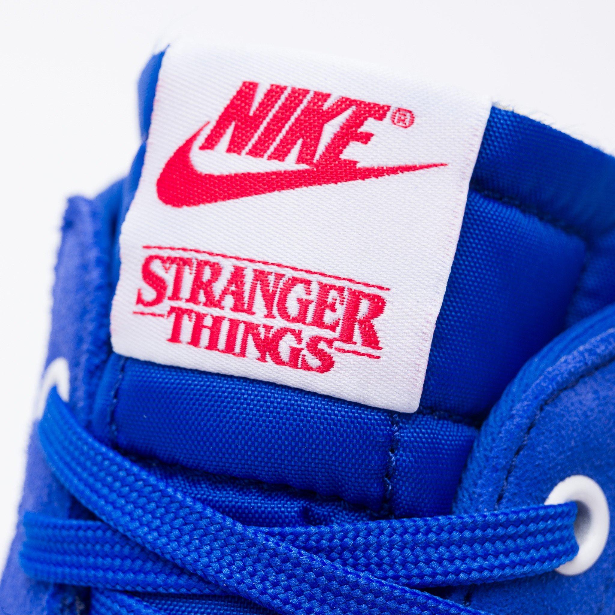 nike stranger things blue blazer