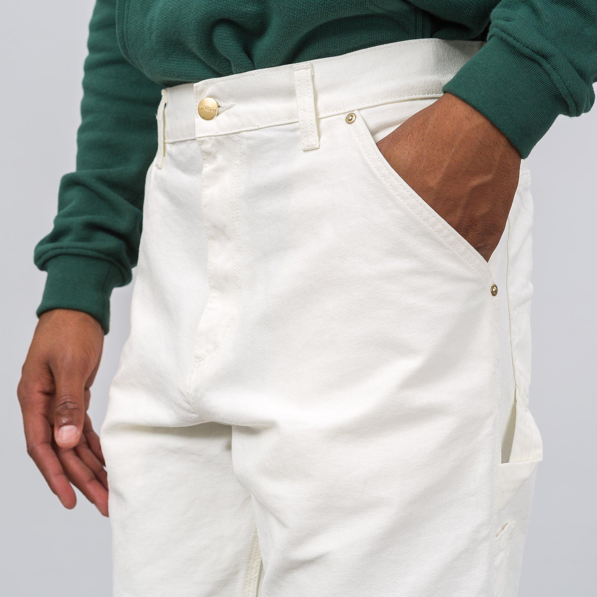 Carhartt WIP Canvas Single Knee Pant In White for Men | Lyst