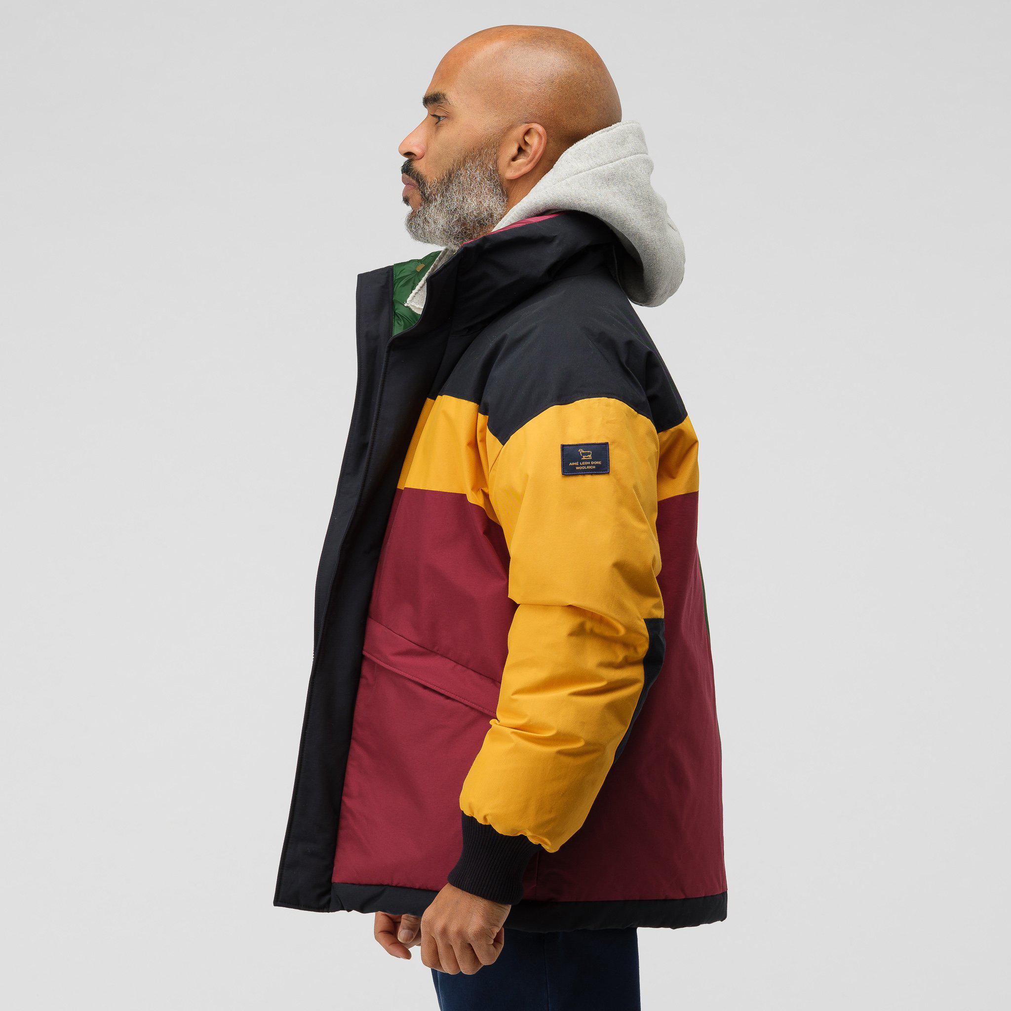 aime leon dore woolrich jacket