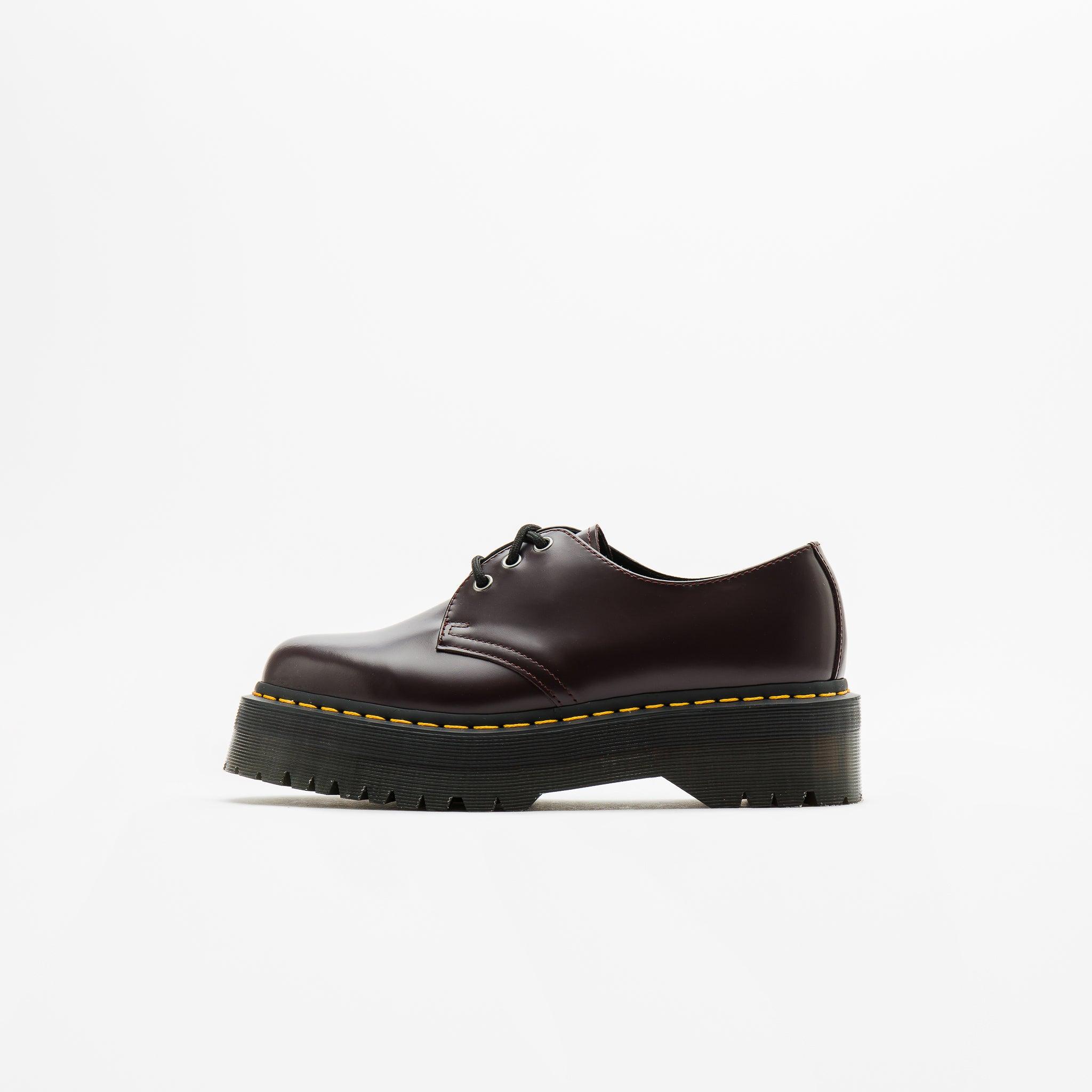 Dr. Martens 1461 Smooth Leather Quad Derby in Black | Lyst