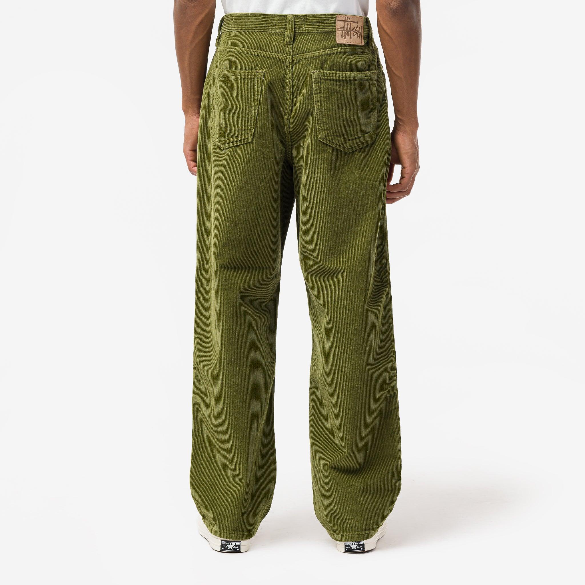 Stussy Corduroy Big 'ol Jeans in Green for Men | Lyst