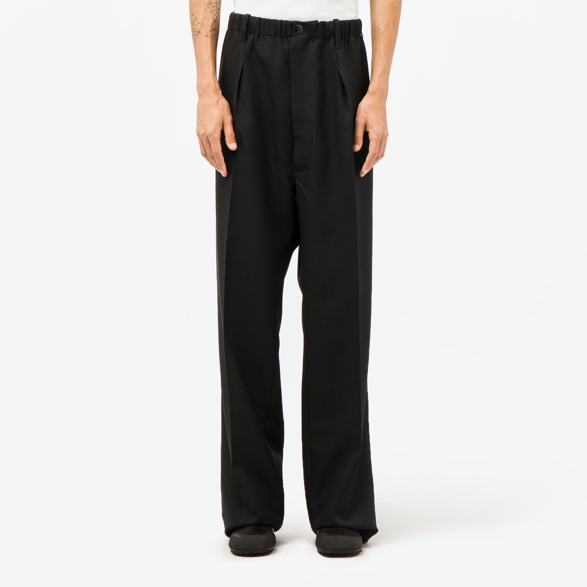 Random Identities Worker Low Crotch Trousers in Black for Men | Lyst