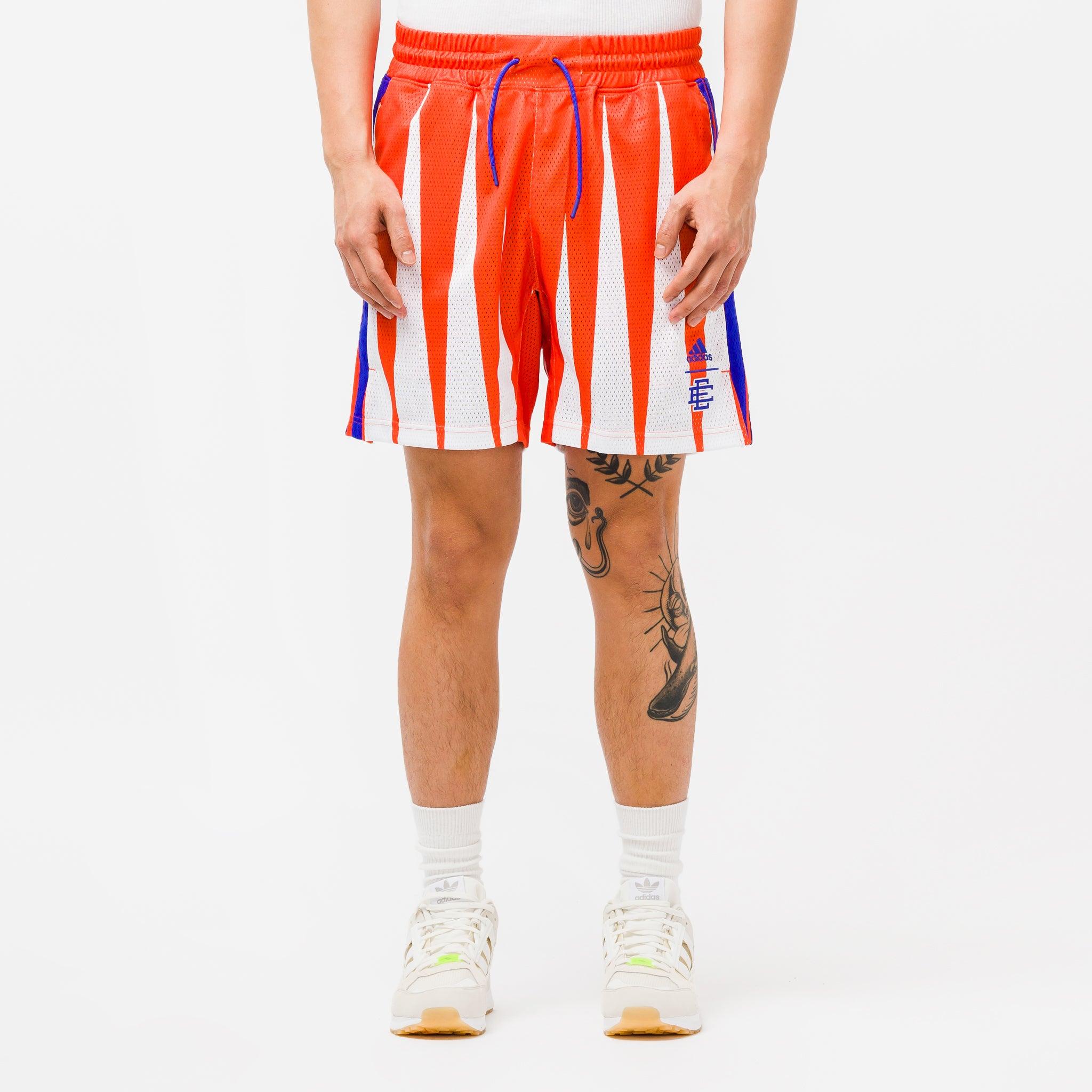 adidas orange tennis shorts