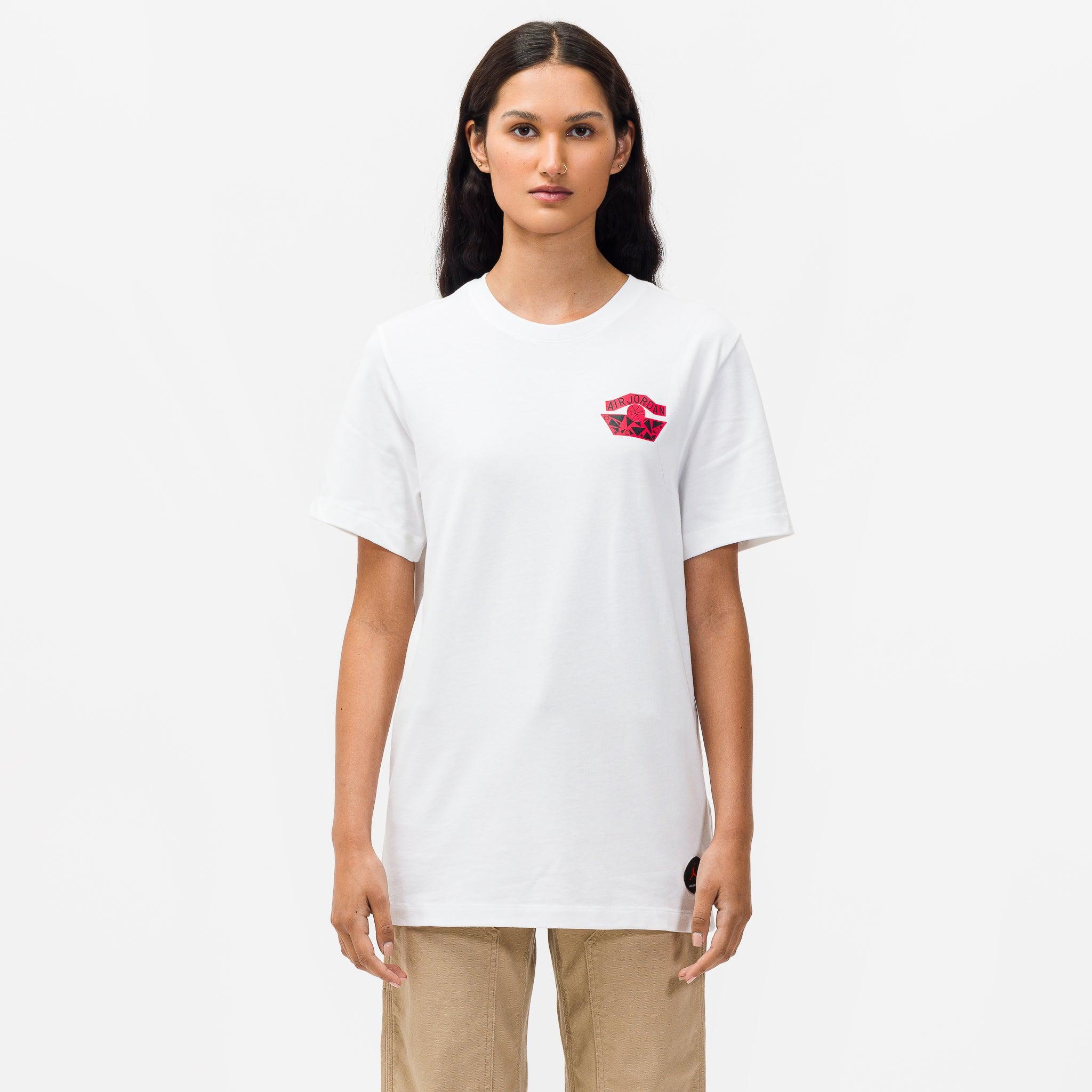 Nike Nina Chanel Abney Logo T-shirt in White | Lyst