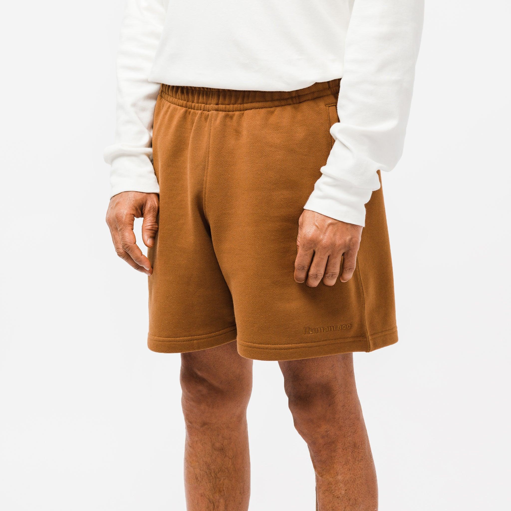 adidas Cotton Pharrell Williams Basics Shorts in Brown for Men | Lyst