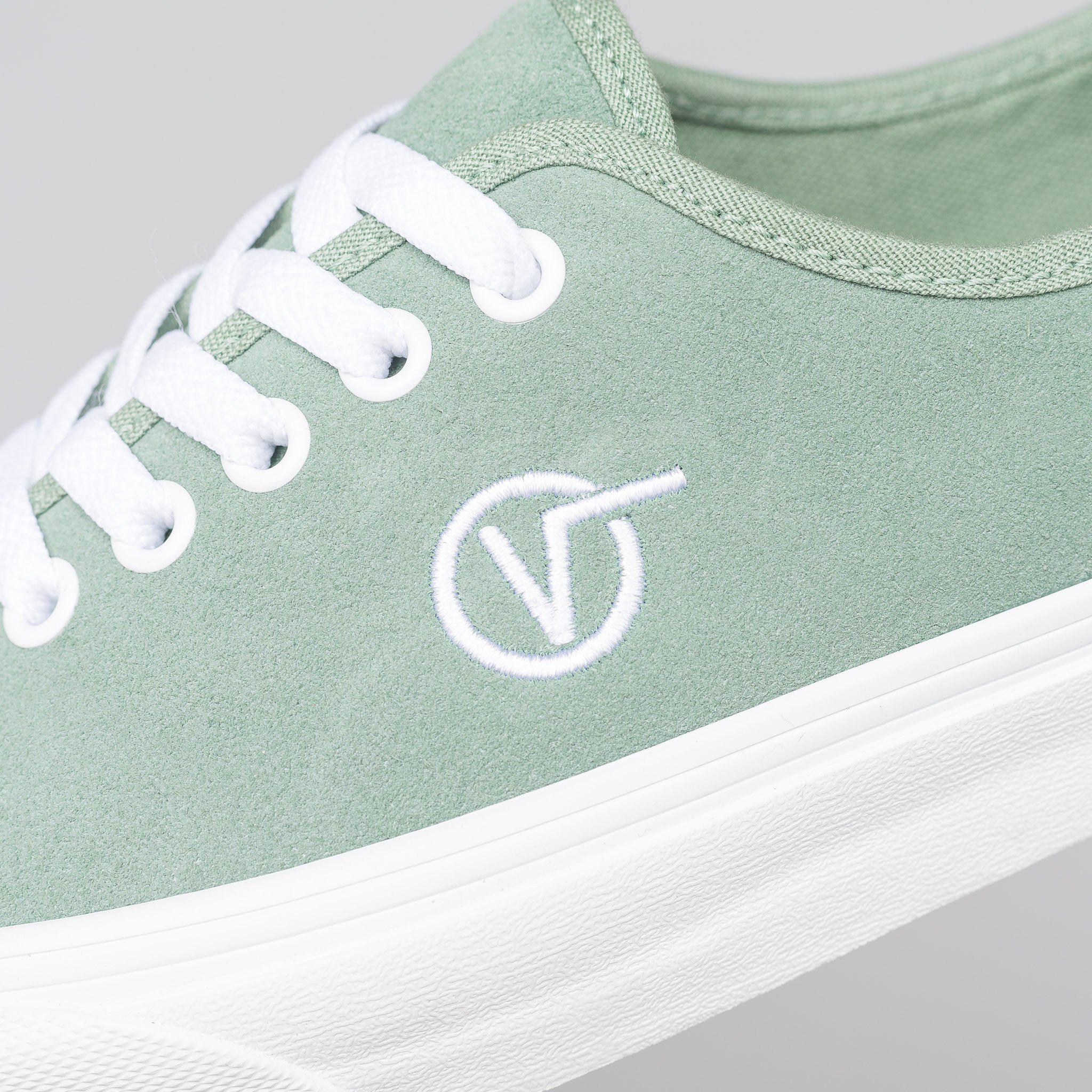 Vans Authentic One Piece Circle V In Green Bay Suede for Men | Lyst