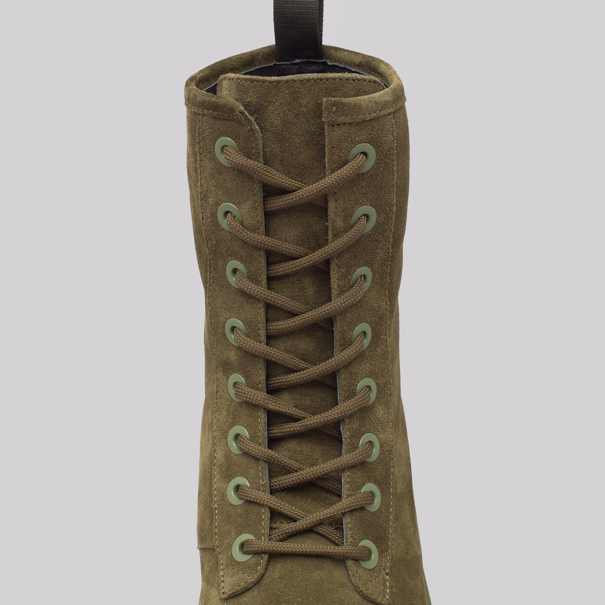 thick suede combat boot yeezy