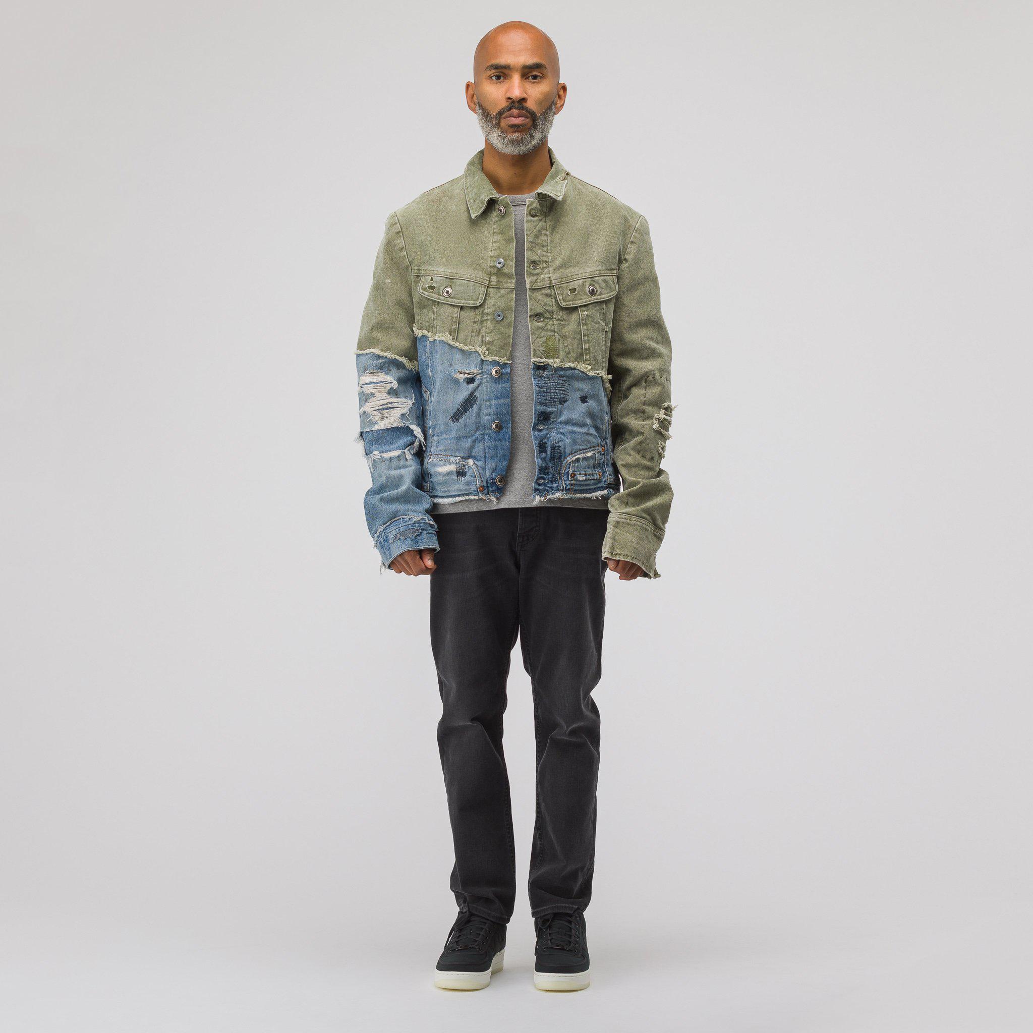 greg lauren denim jacket