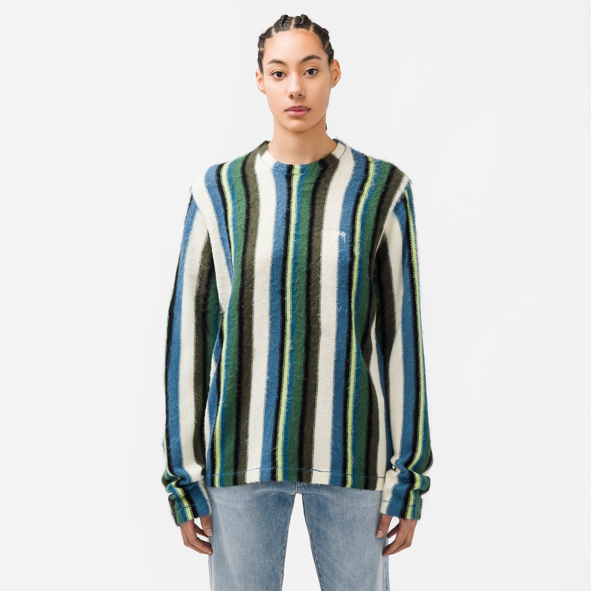 stussy vertical stripe tee