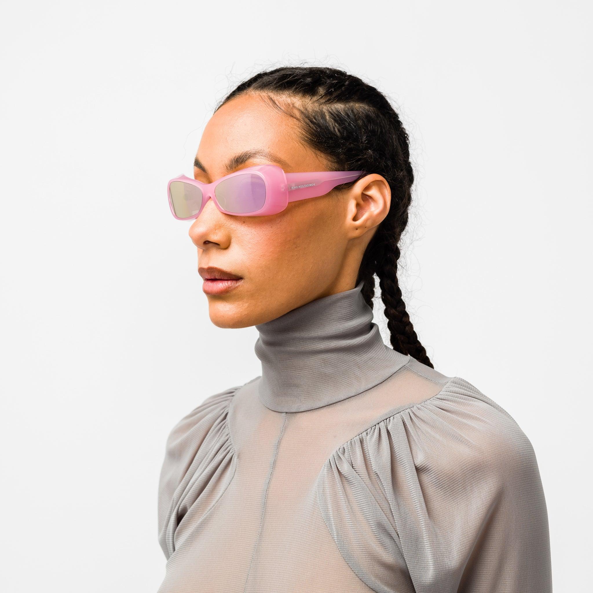 Kiko Kostadinov Clarissa Sunglasses in Pink | Lyst