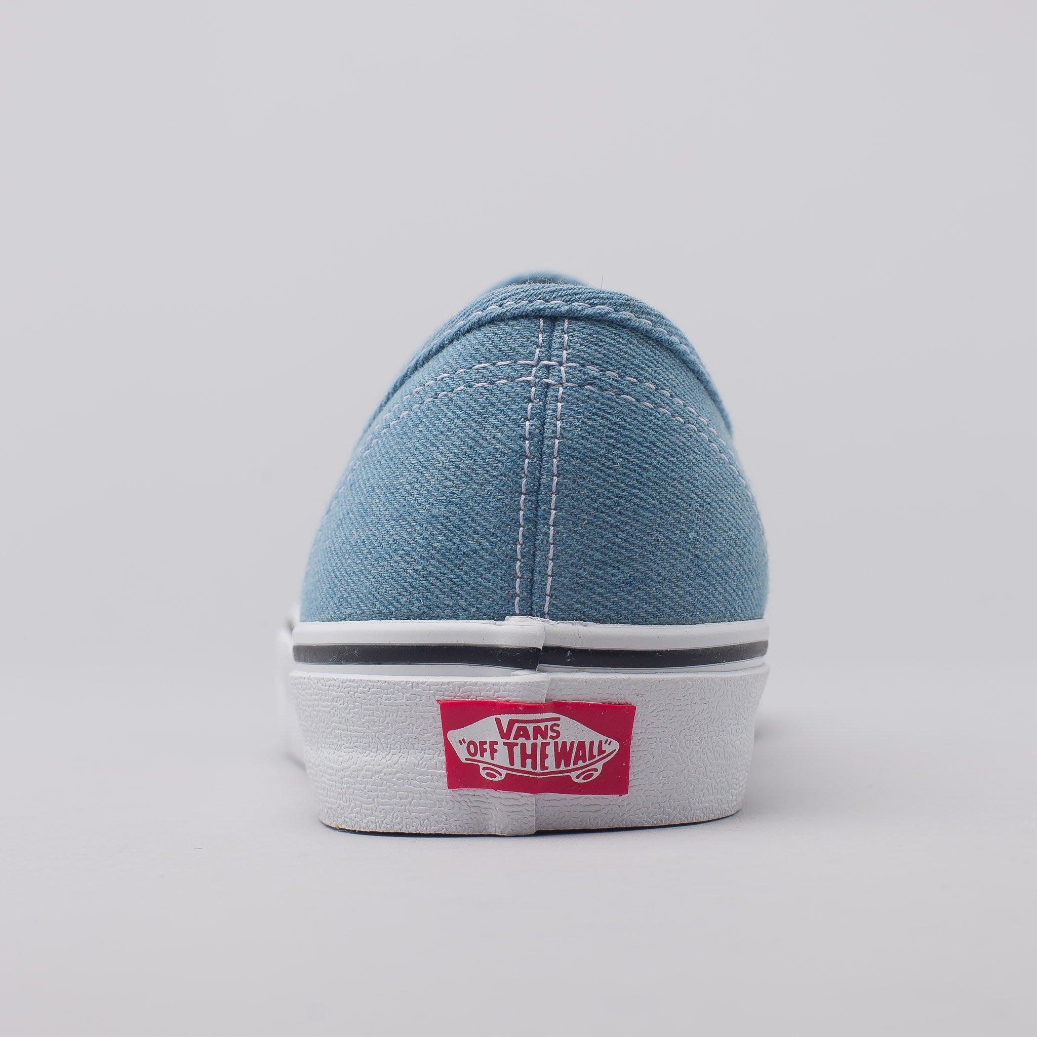 blue denim vans