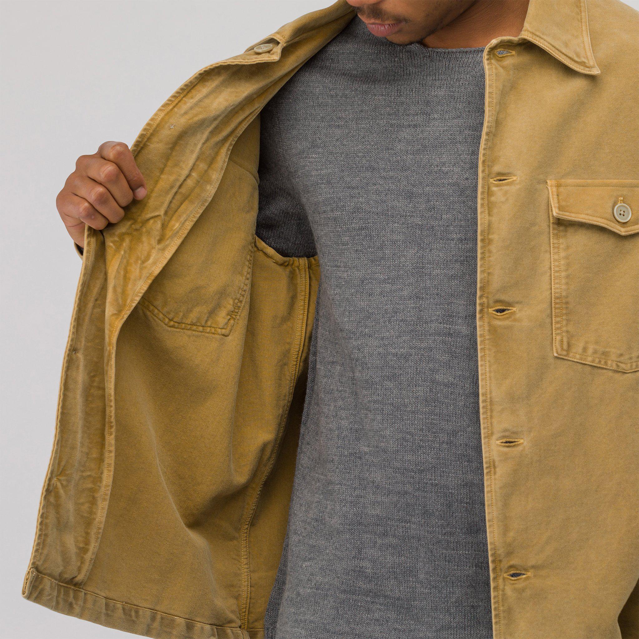 our legacy evening coach jacket blue black moleskin