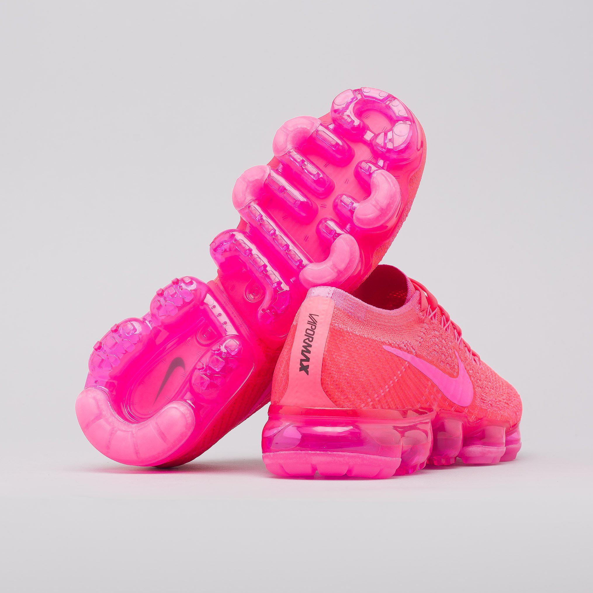 Nike Rubber Women's Air Vapormax Flyknit In Hyper Punch in Pink for Men |  Lyst