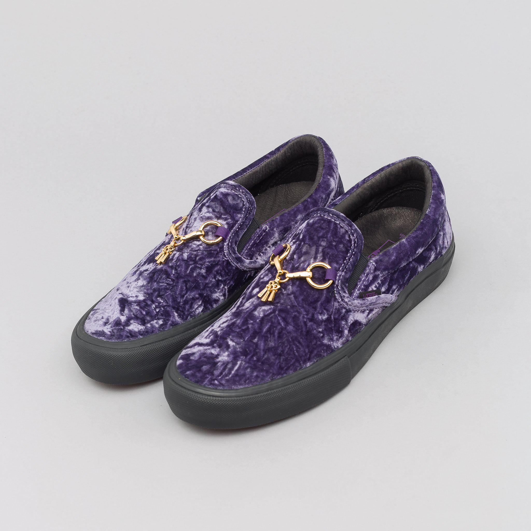 velvet purple vans