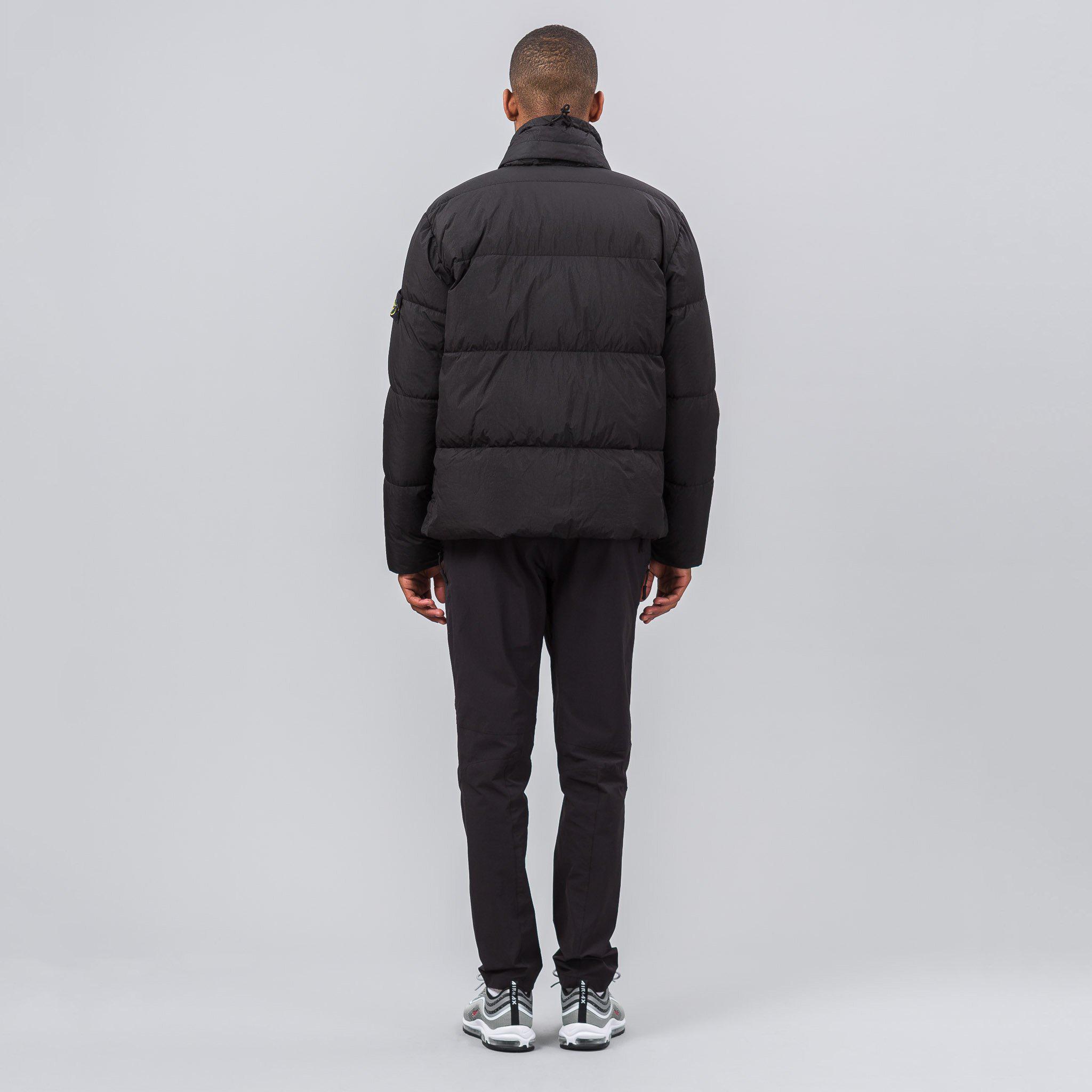 Stone Island 40223 Garment Dyed Crinkle Reps Puffy Down Jacket In 