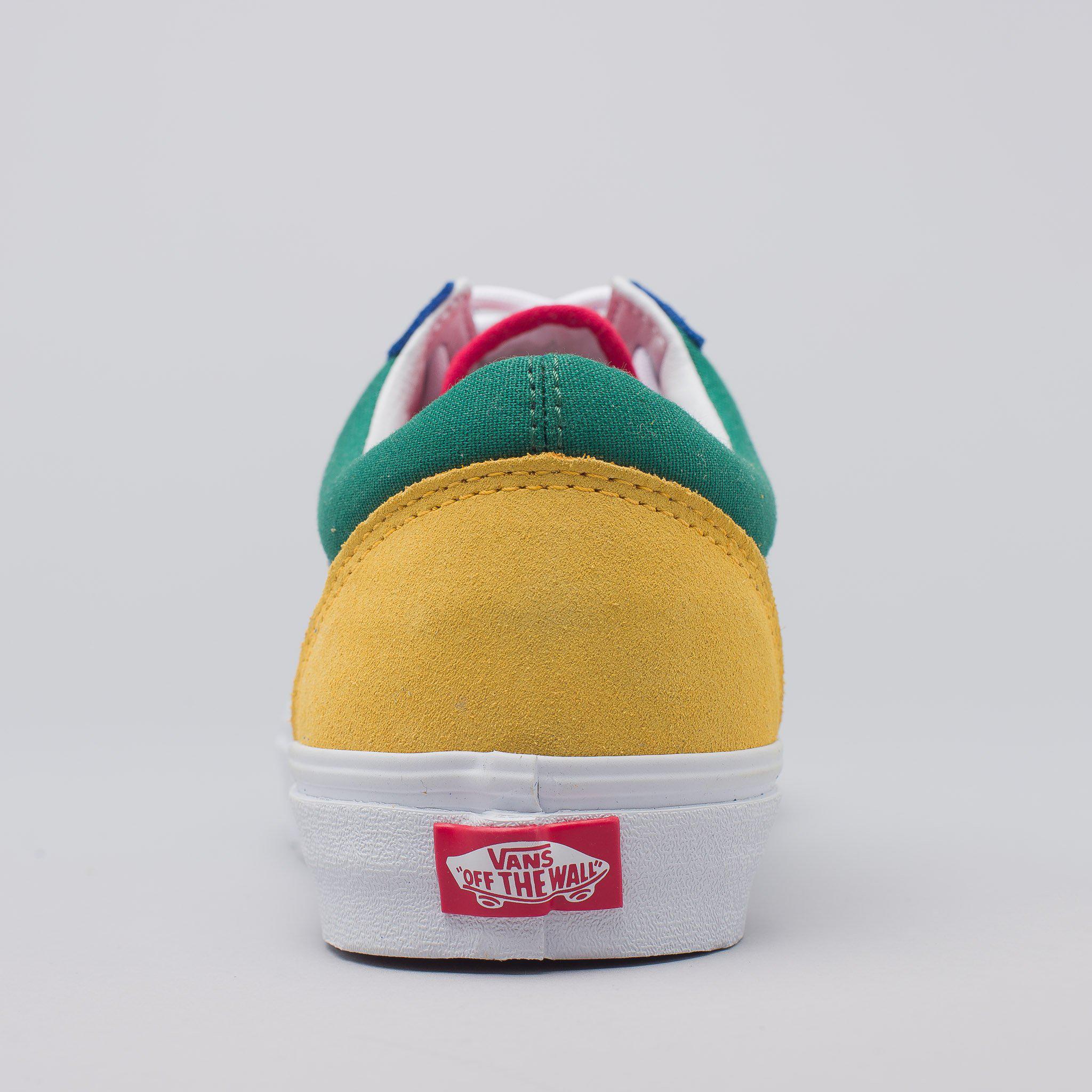 Vans Canvas Yacht Club Old Skool In Blue/green/yellow for Men - Lyst