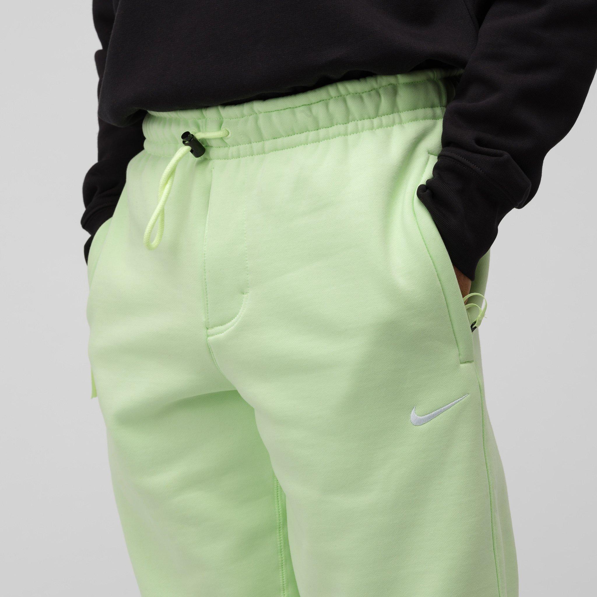 Nike Fleece Pants In Barely Volt in Green for Men | Lyst
