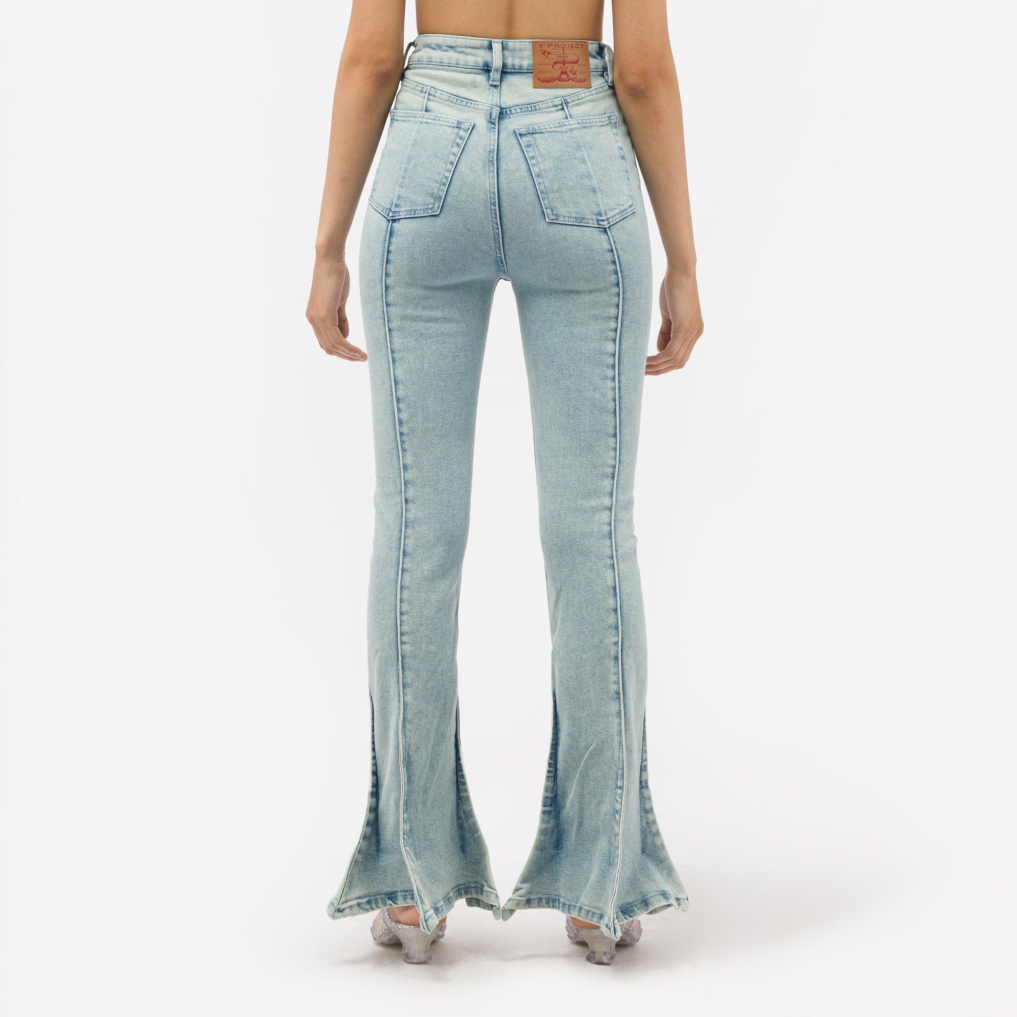 Y. Project Classic Trumpet Jeans in Blue | Lyst