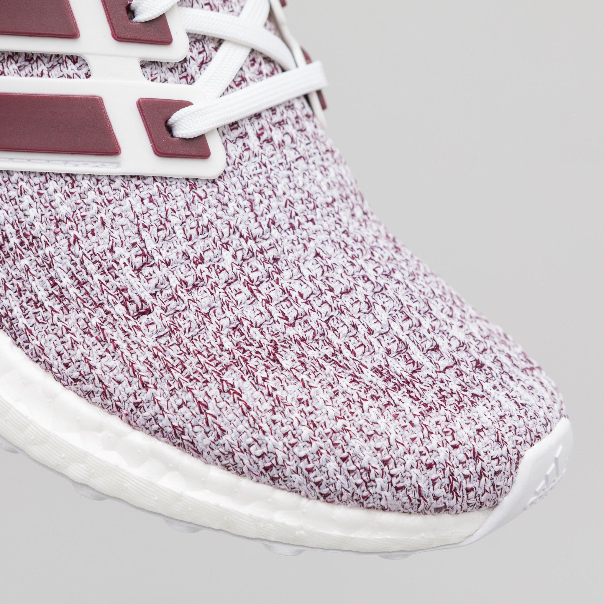 white maroon ultra boost