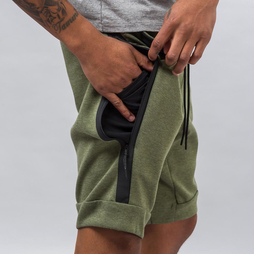 Nike Tech Fleece Short In Olive in Green for Men | Lyst