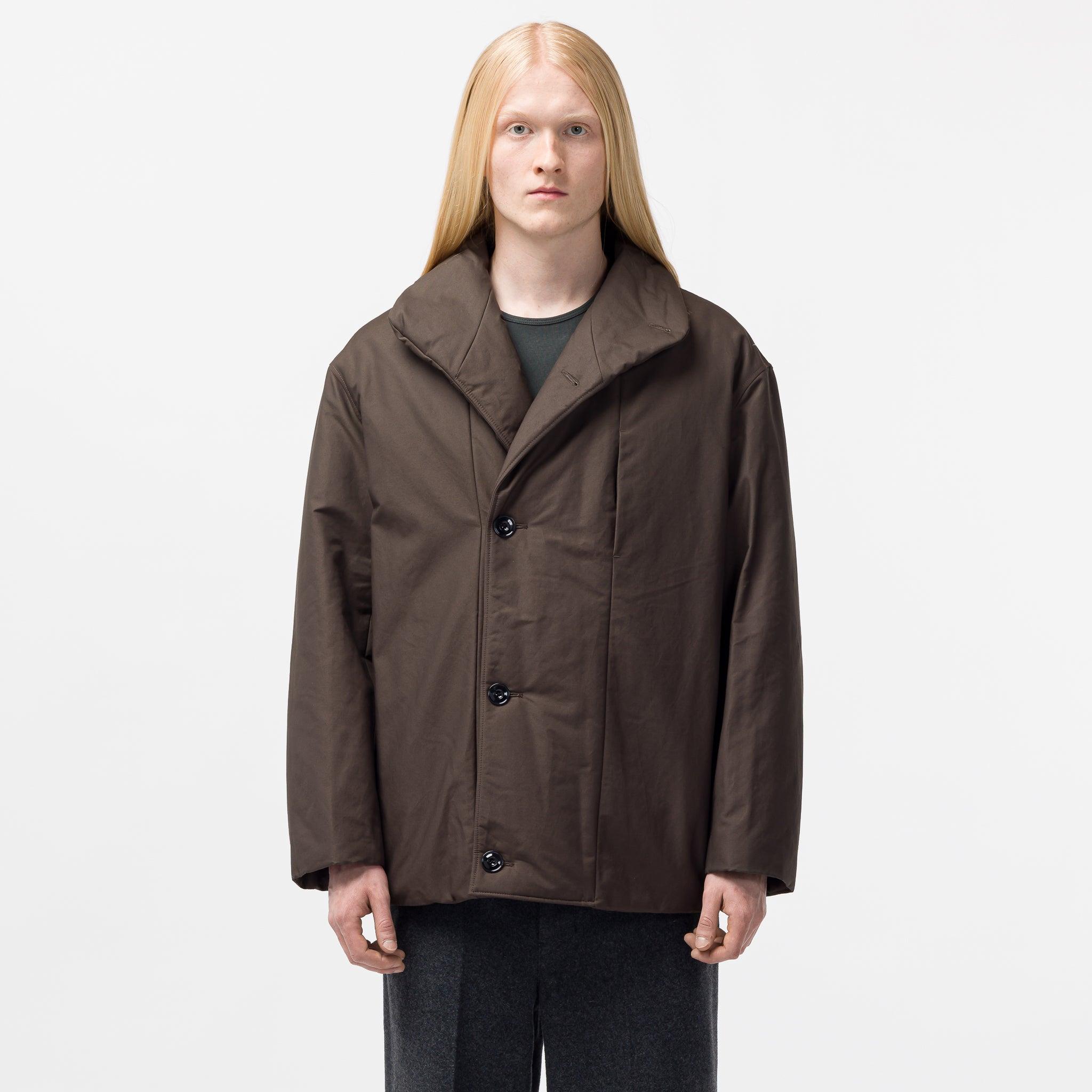 Lemaire Puffer Jacket in Brown for Men | Lyst