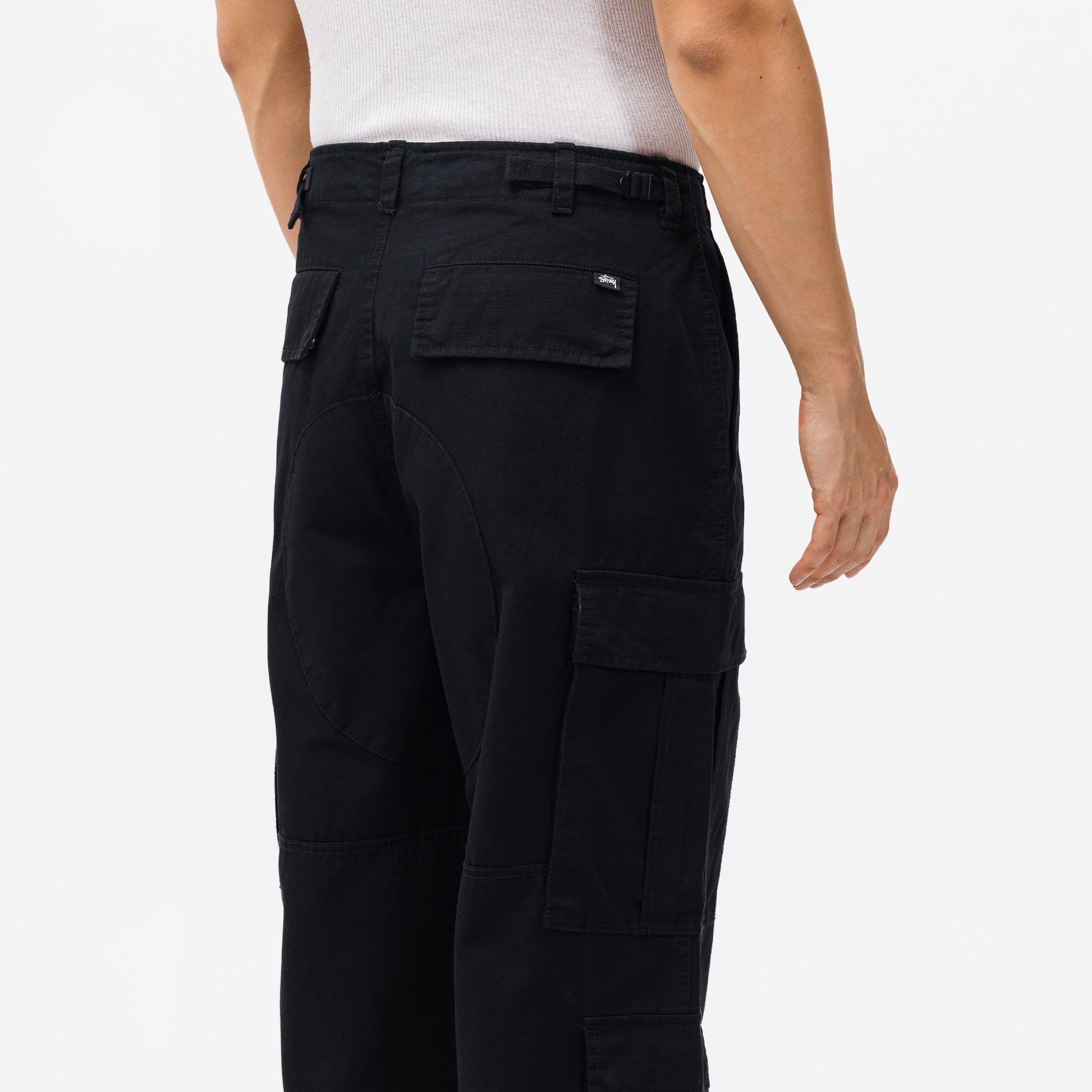 Stussy Ripstop Surplus Cargo Pants in Black for Men | Lyst