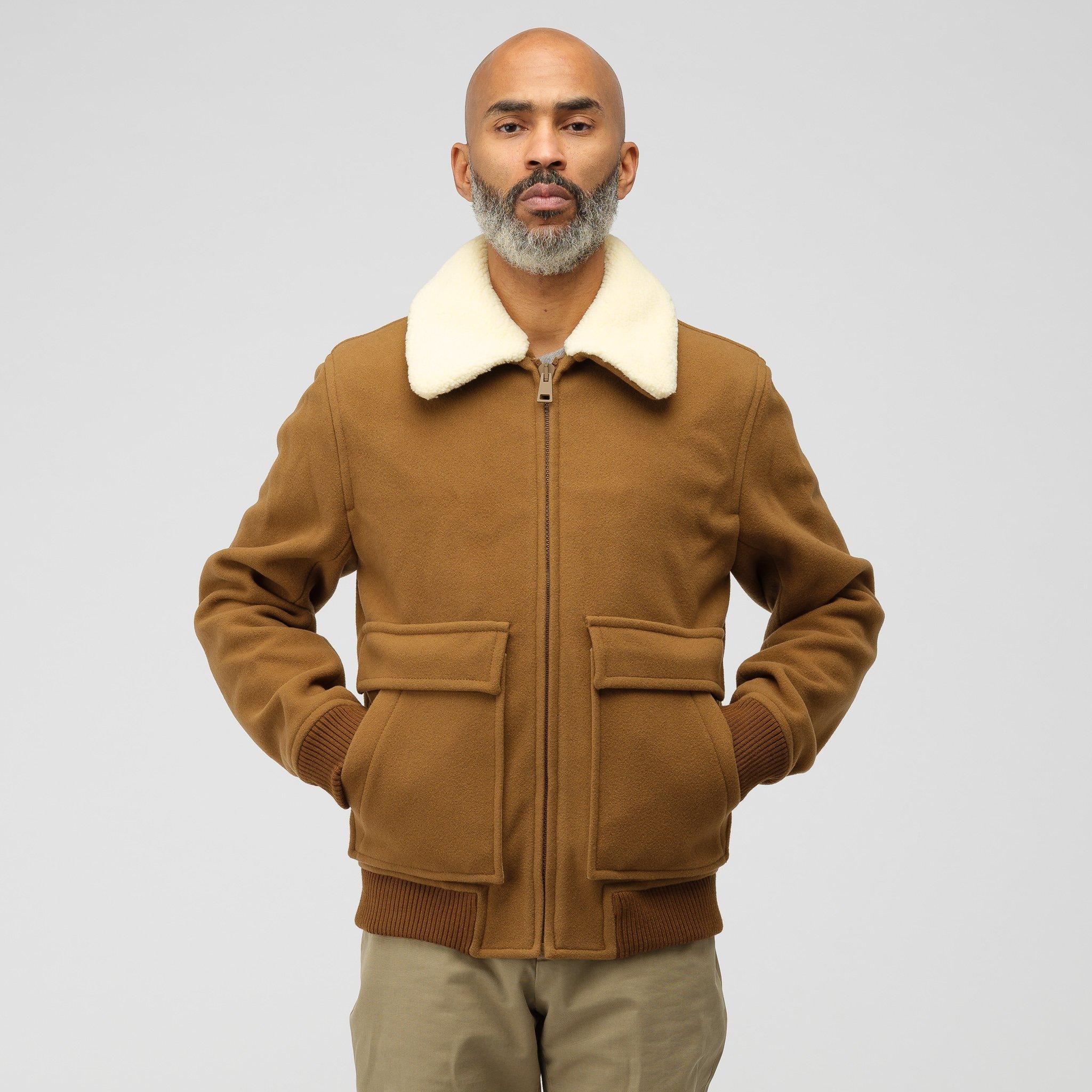 apc bronze jacket navy