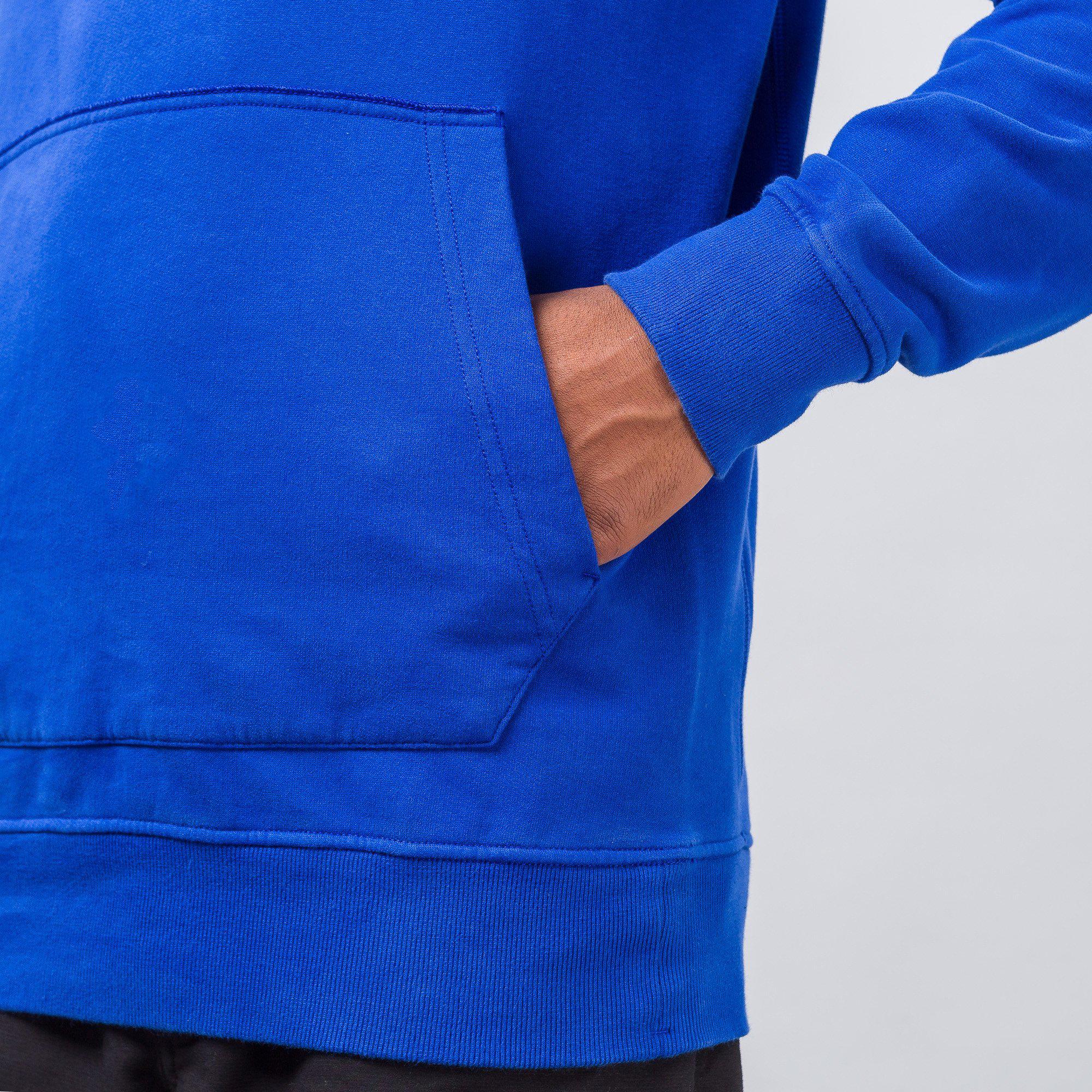 royal blue stone island sweatshirt