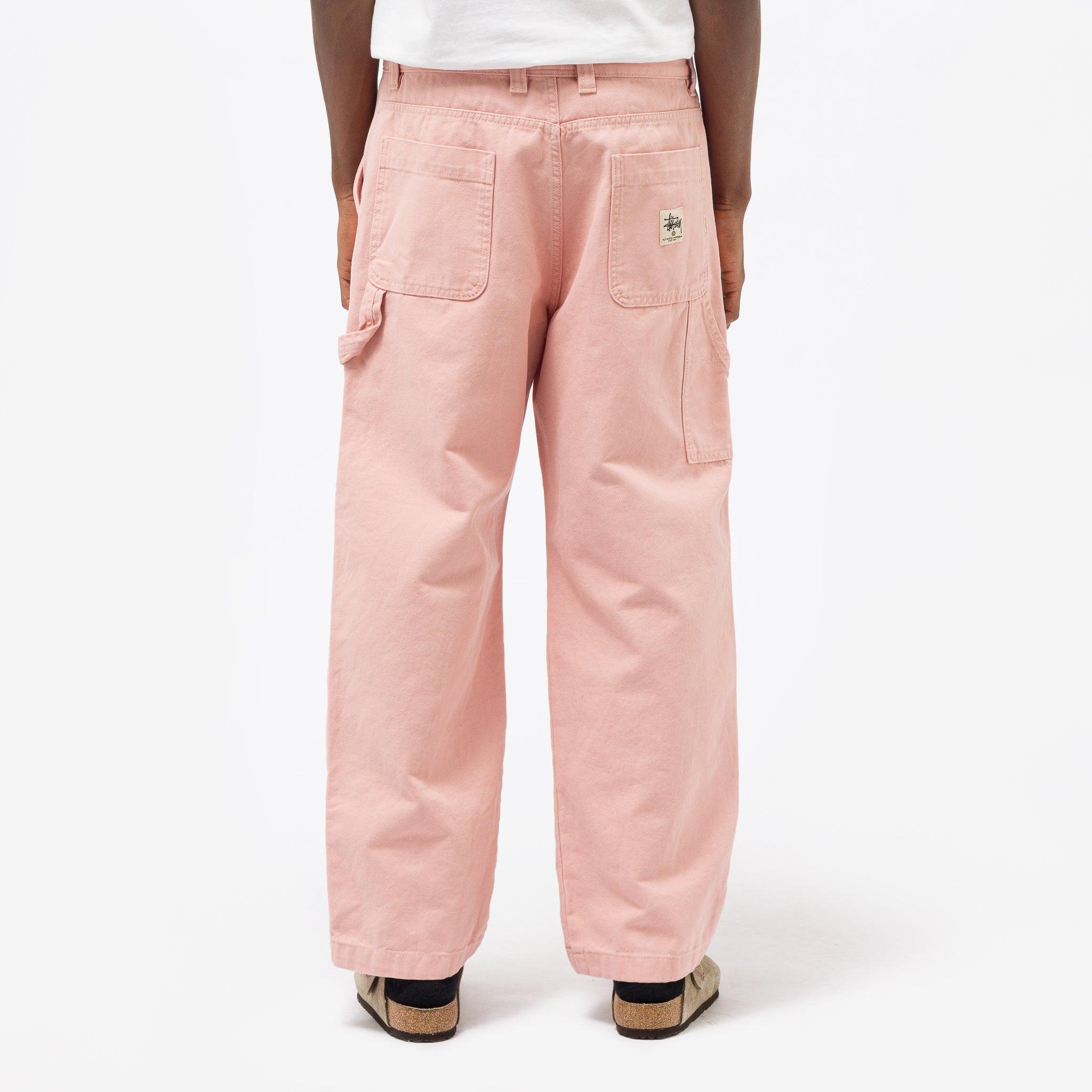 Stussy Canvas Work Pant in Pink for Men   Lyst