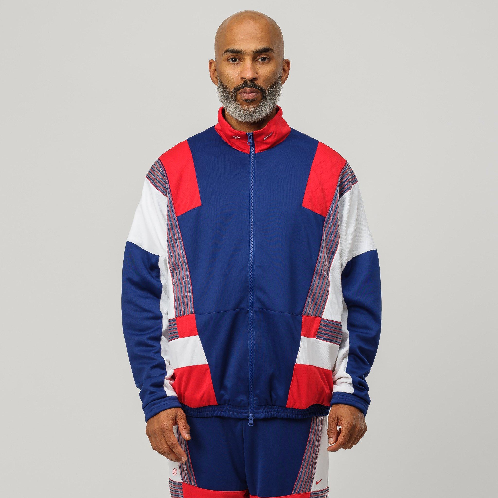 nike red white blue tracksuit