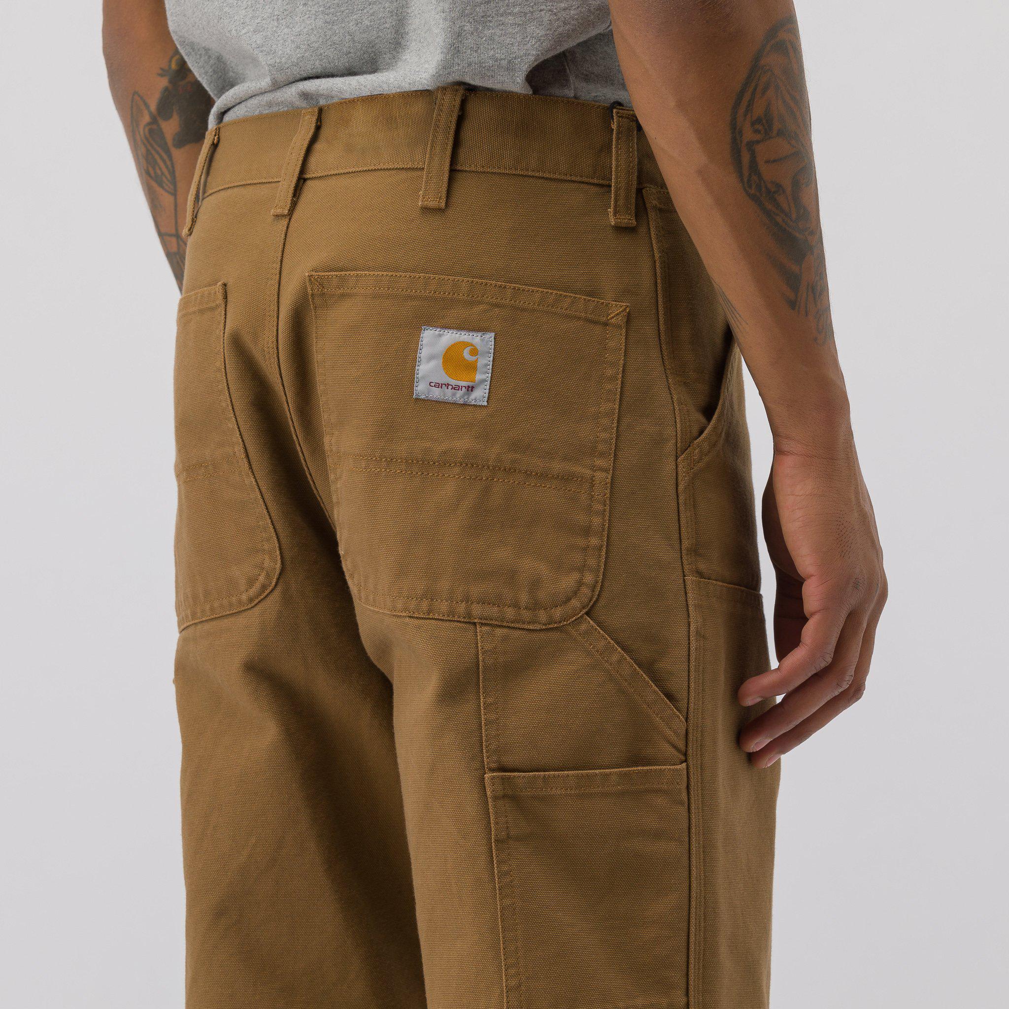 Carhartt WIP Cotton Double Knee Pant In Hamilton Brown for Men - Lyst
